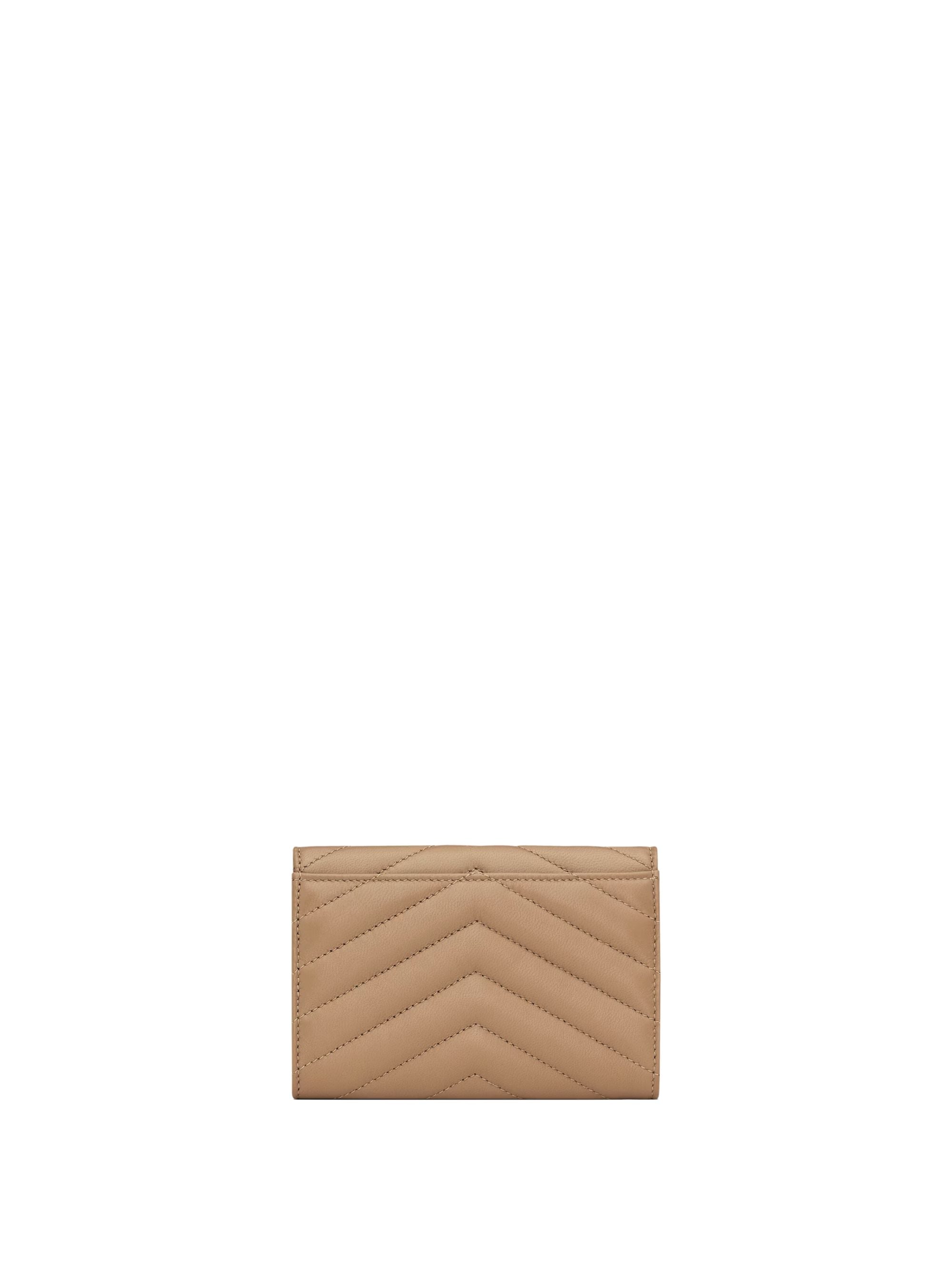 Saint Laurent Wallets Beige Lamb