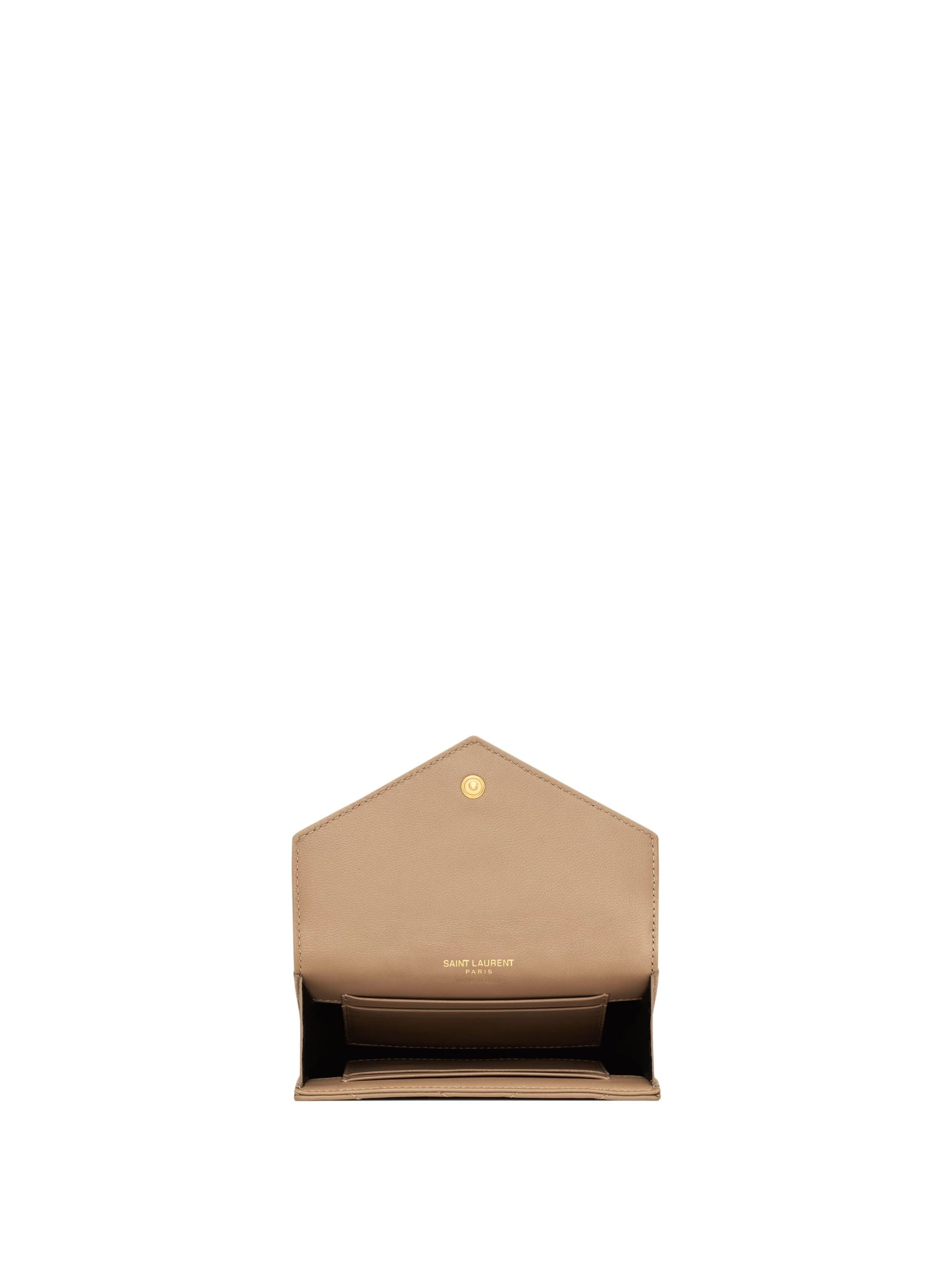 Saint Laurent Wallets Beige Lamb