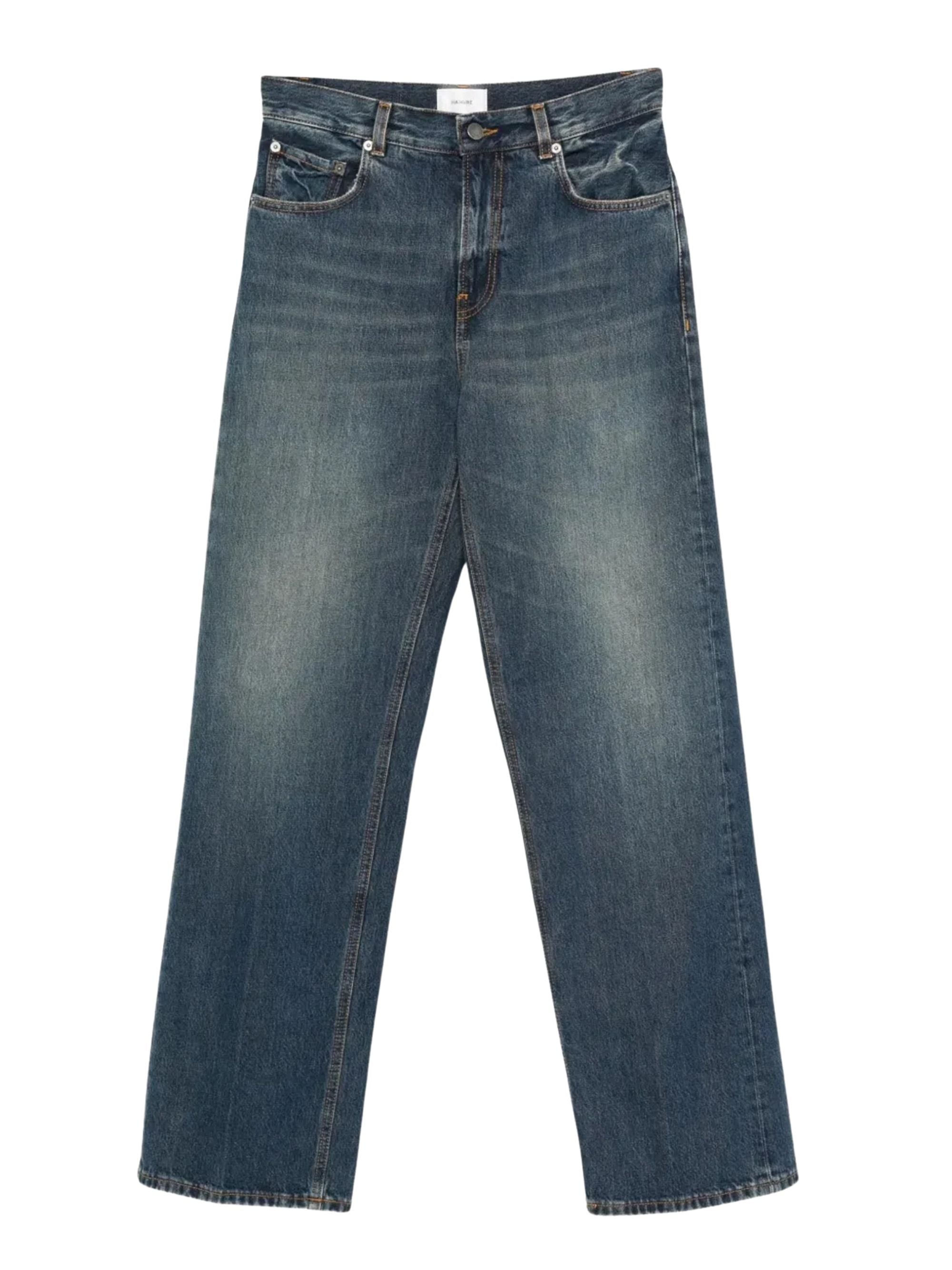Haikure Jeans Denim Scuro Cotton