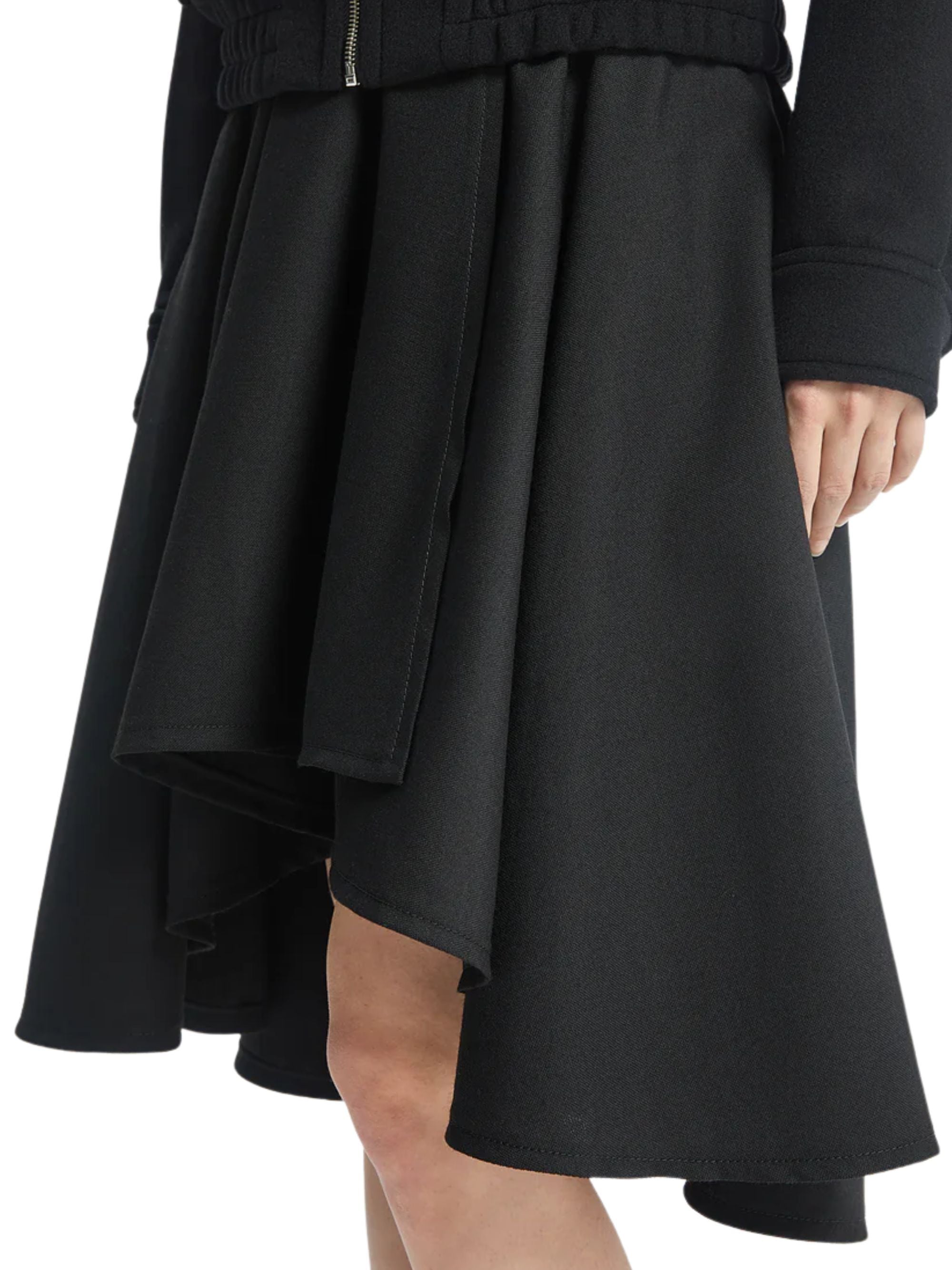 BITE STUDIOS Skirts Black Responsible Sourced Wool