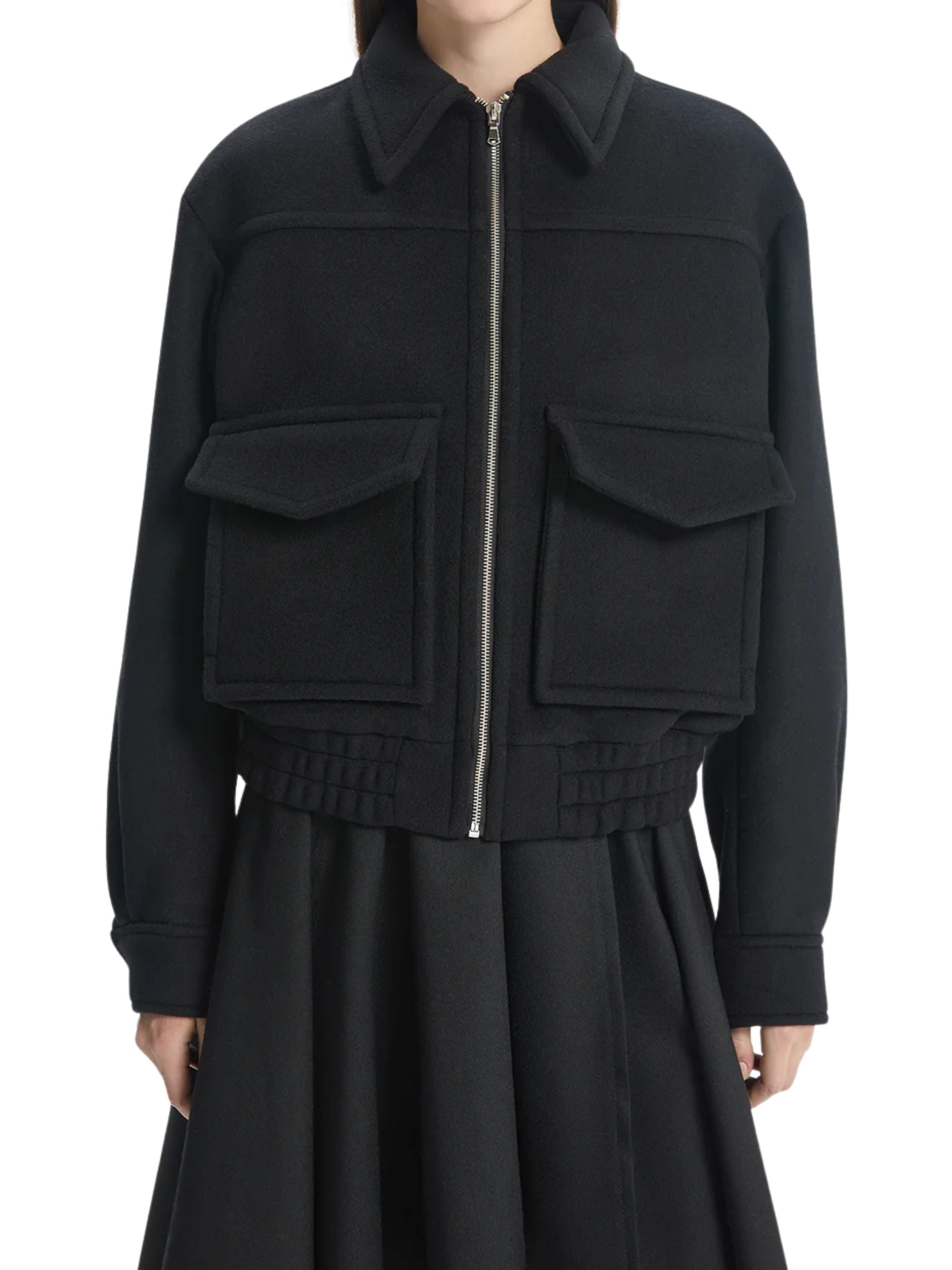 BITE STUDIOS Coats Black Recycled Wool