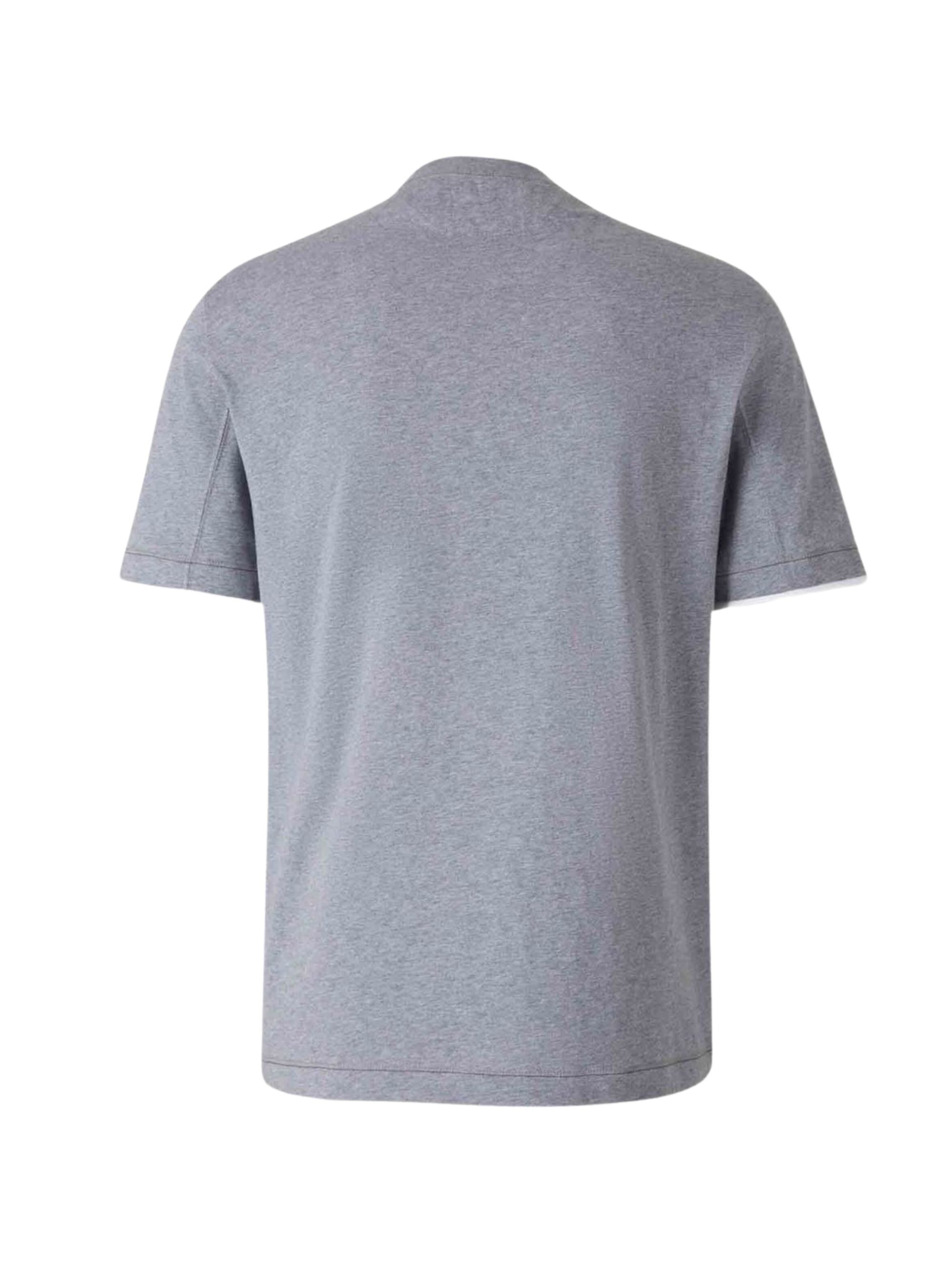 Brunello Cucinelli T-Shirts And Polos Grey Cotton