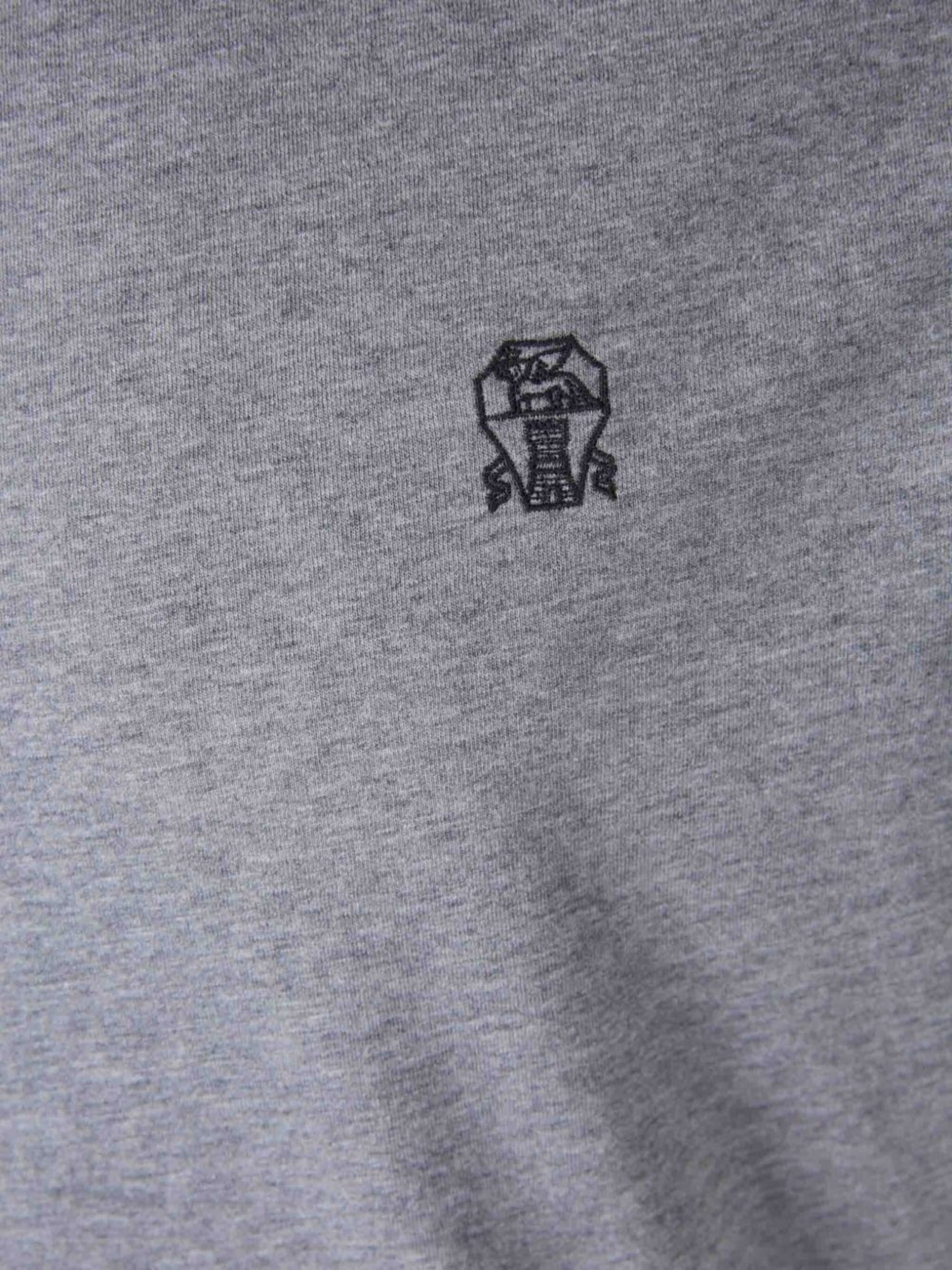 Brunello Cucinelli T-Shirts And Polos Grey Cotton