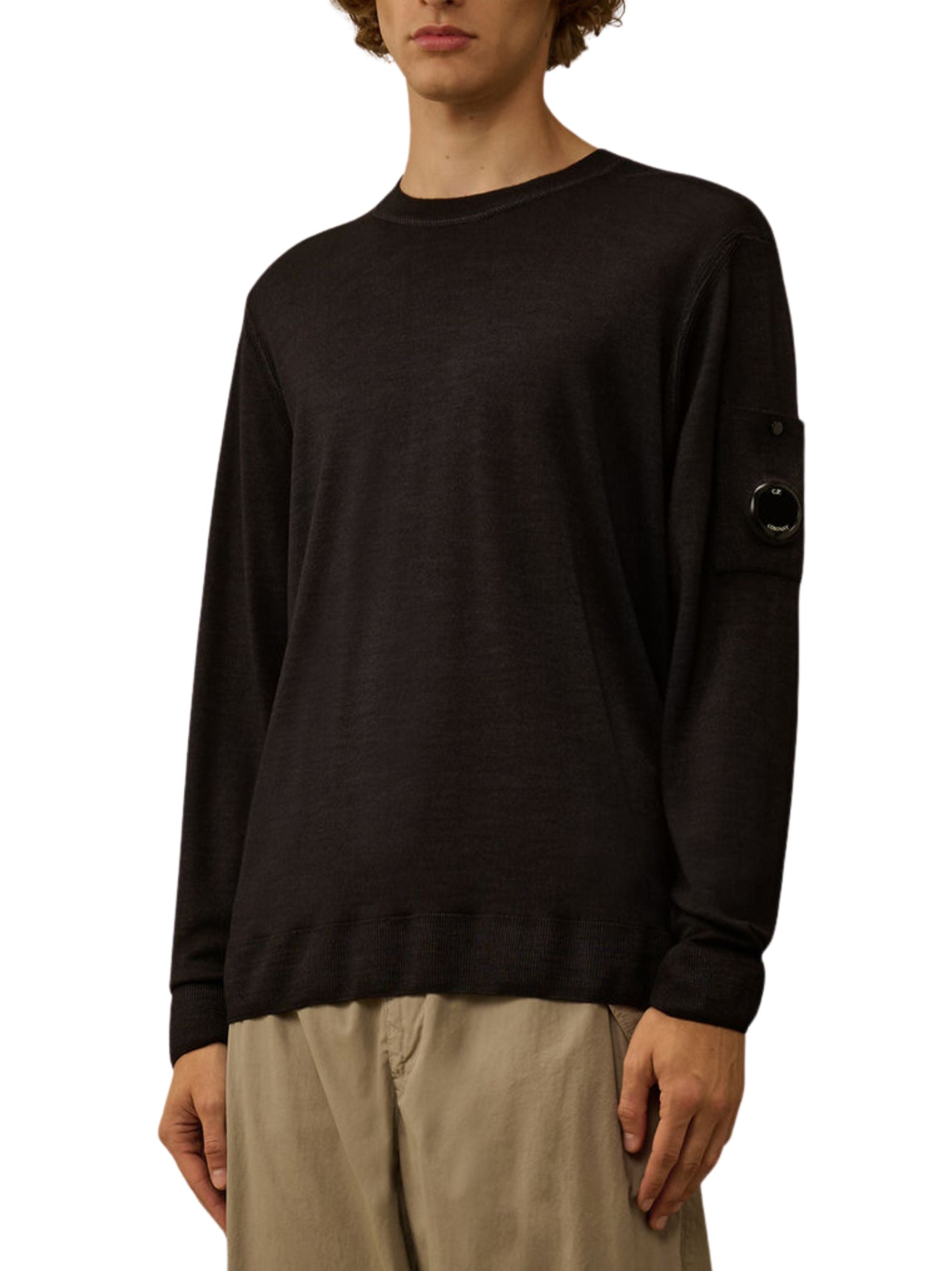 C.p. Company Sweaters Blue Wool
