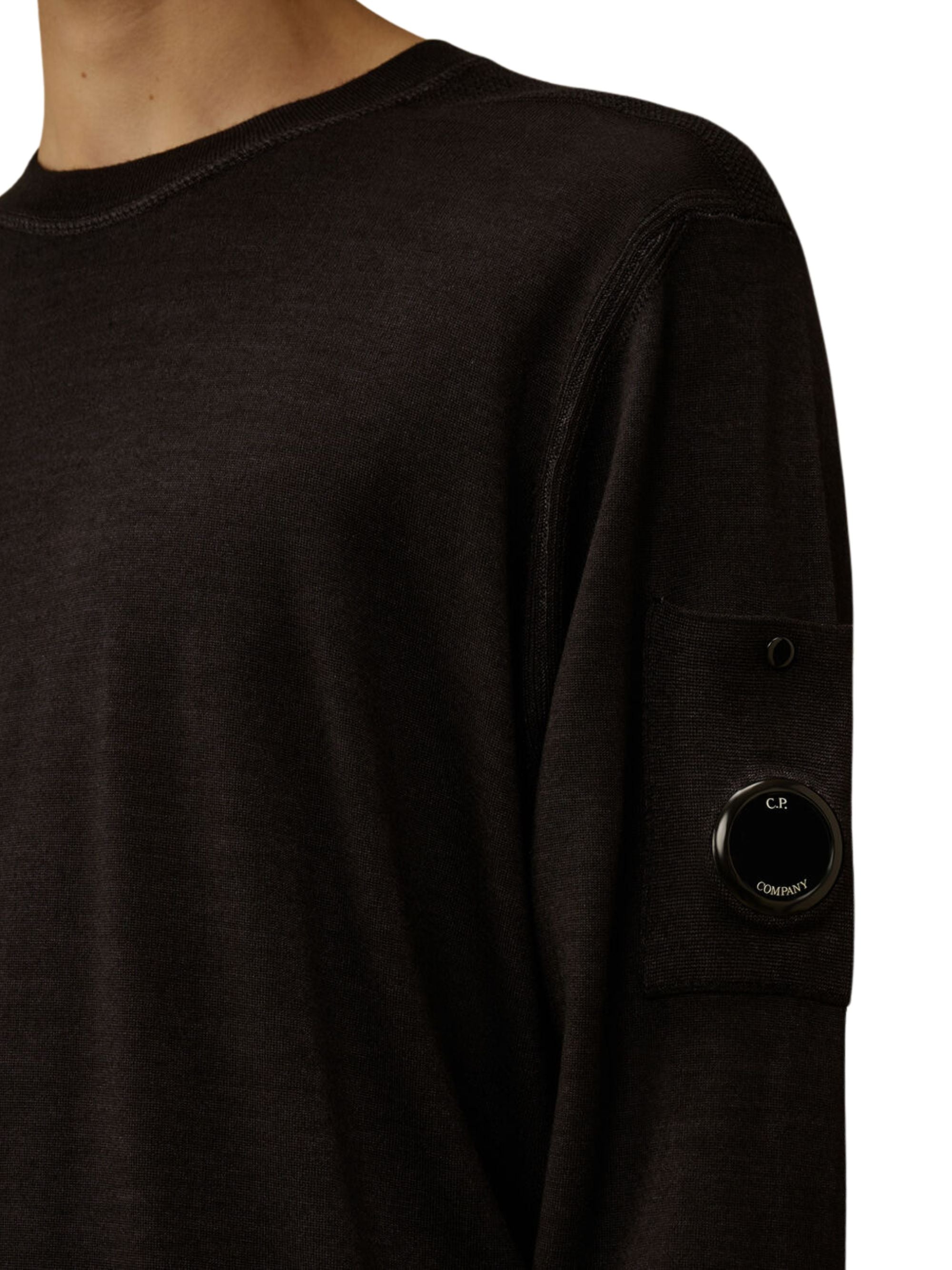 C.p. Company Sweaters Blue Wool