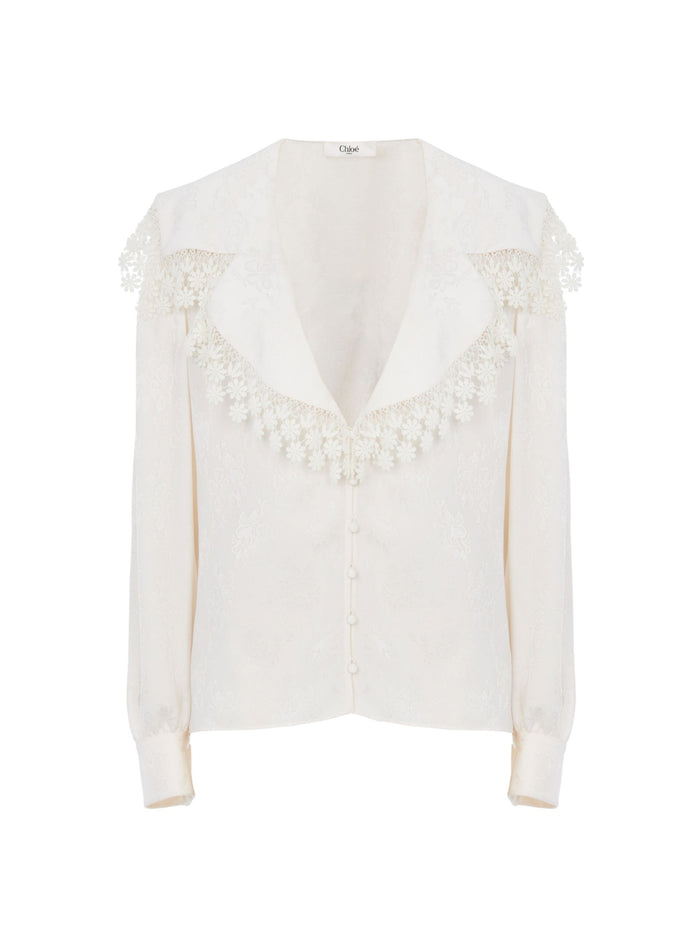 Chloè Shirts White Silk