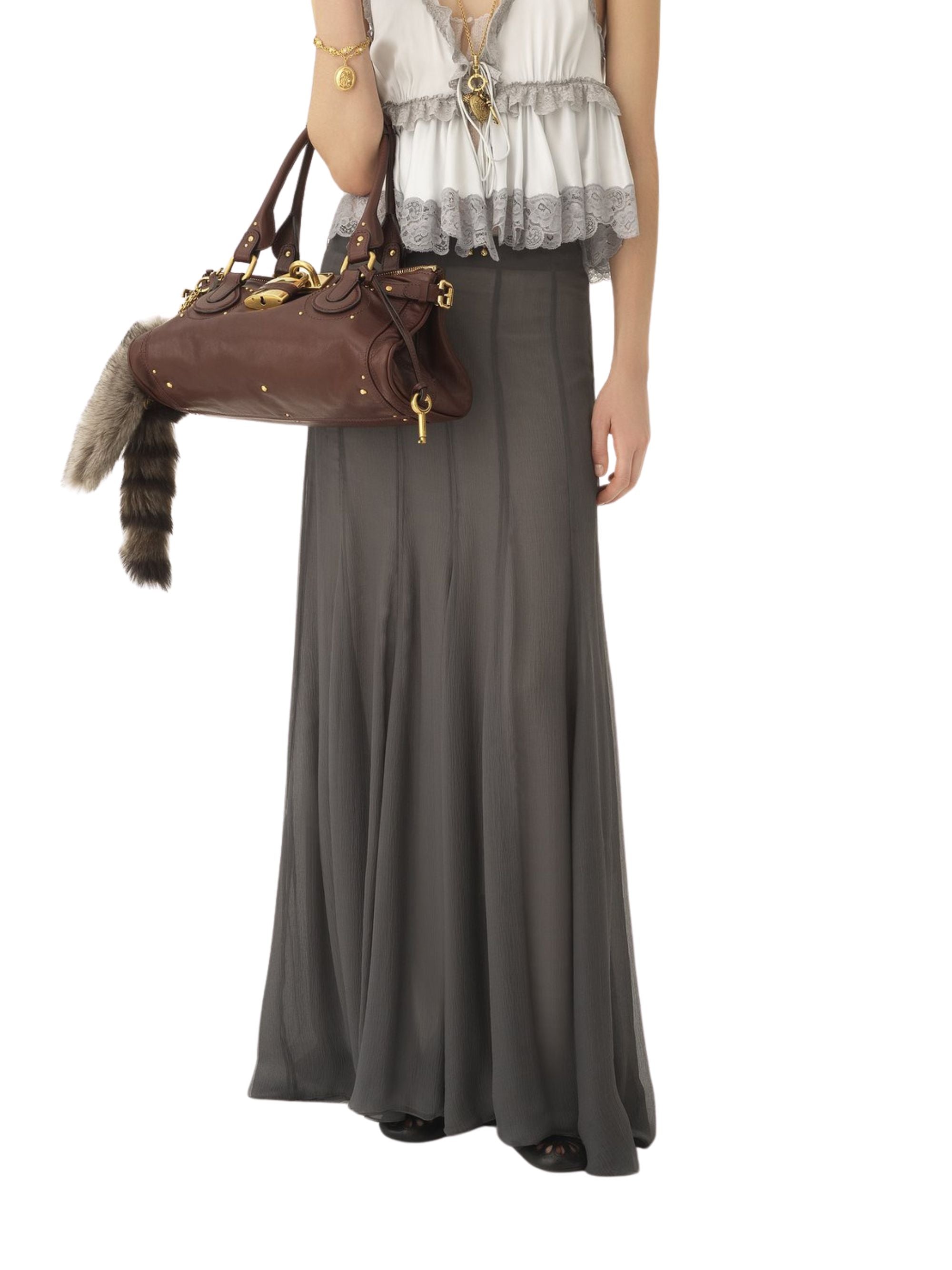 Chloè Skirts Black Silk