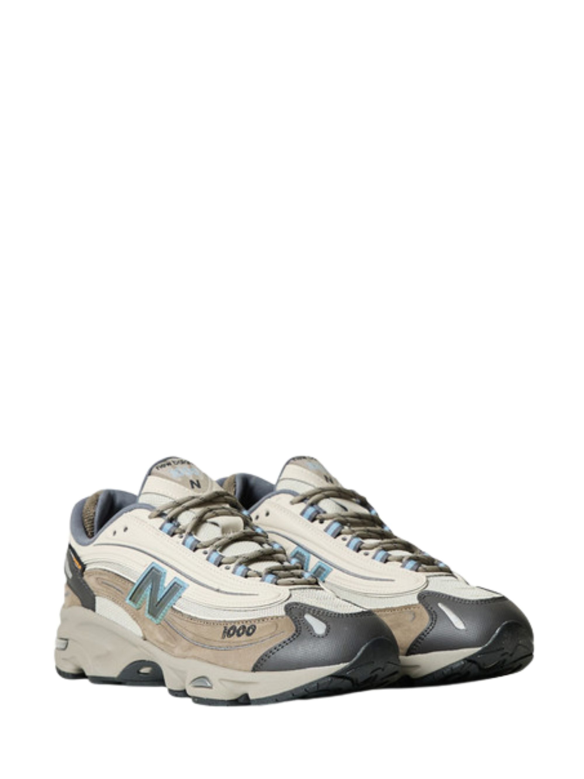 New Balance Sneakers Beige Suede Cordura