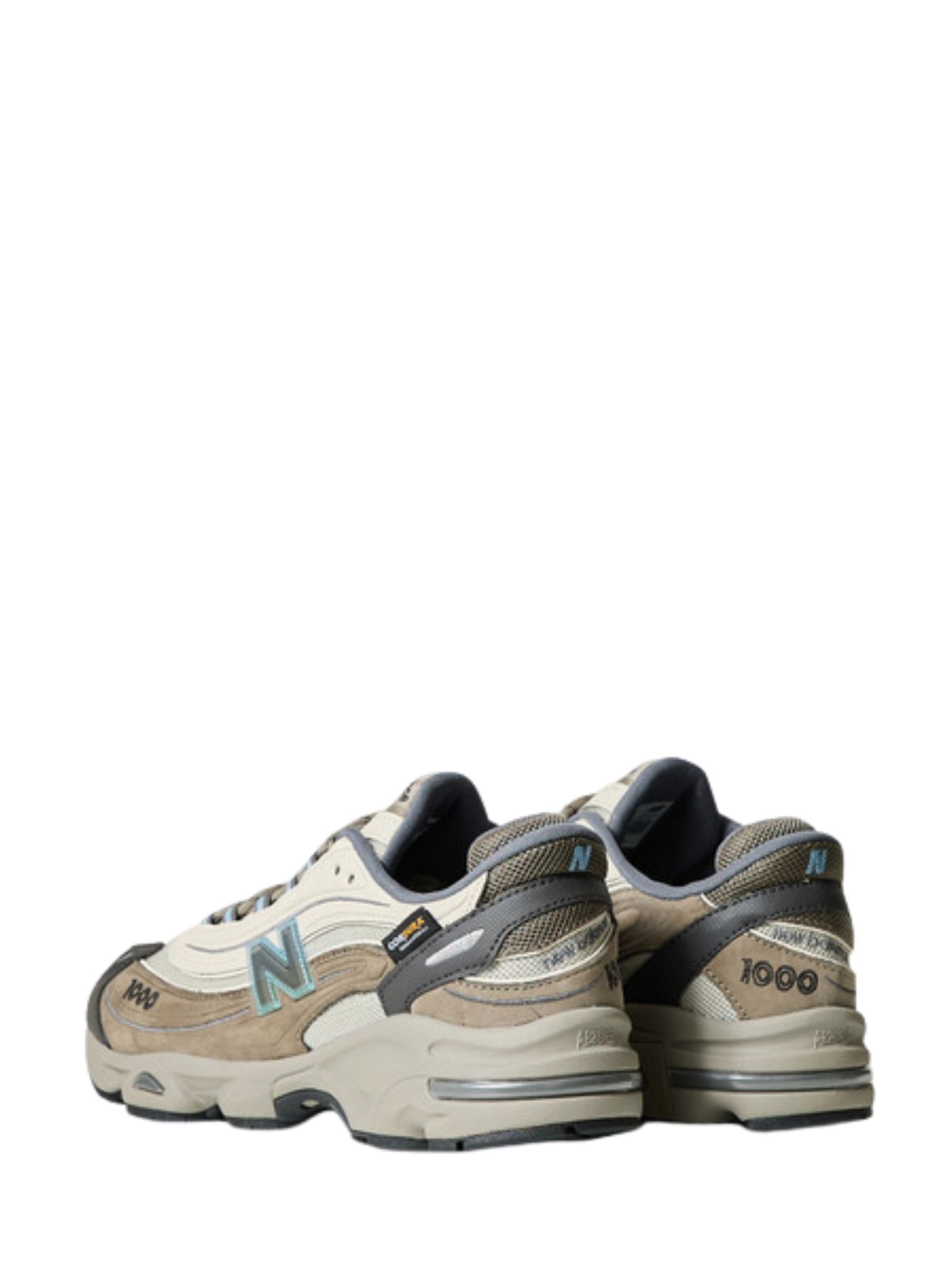 New Balance Sneakers Beige Suede Cordura