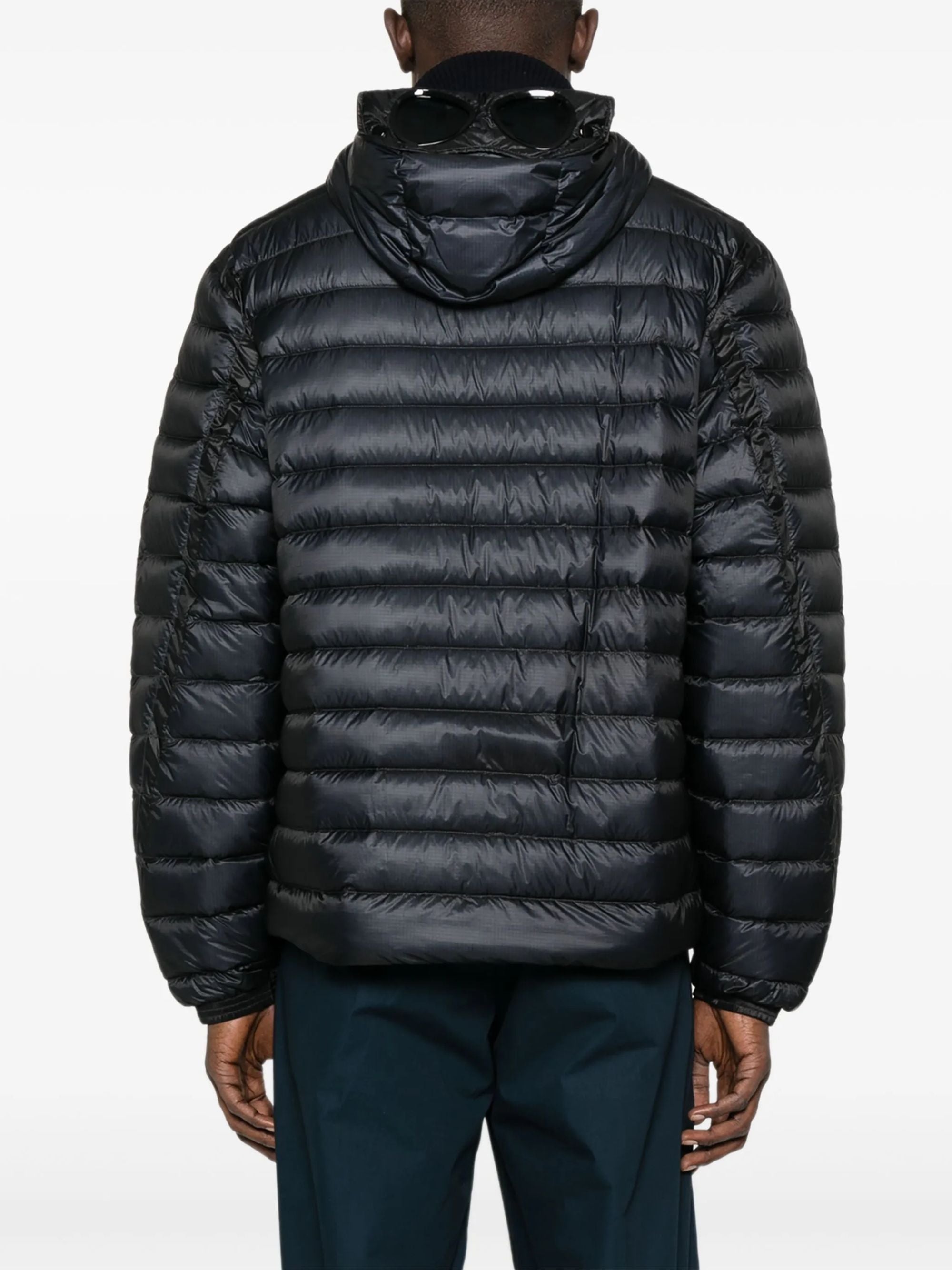 C.p. Company Coats Blue Polyamide