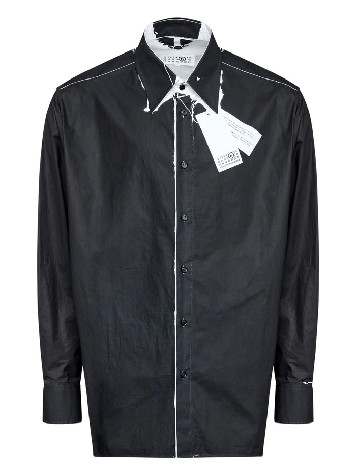 MM6 Maison Margiela Shirts Black Cotton