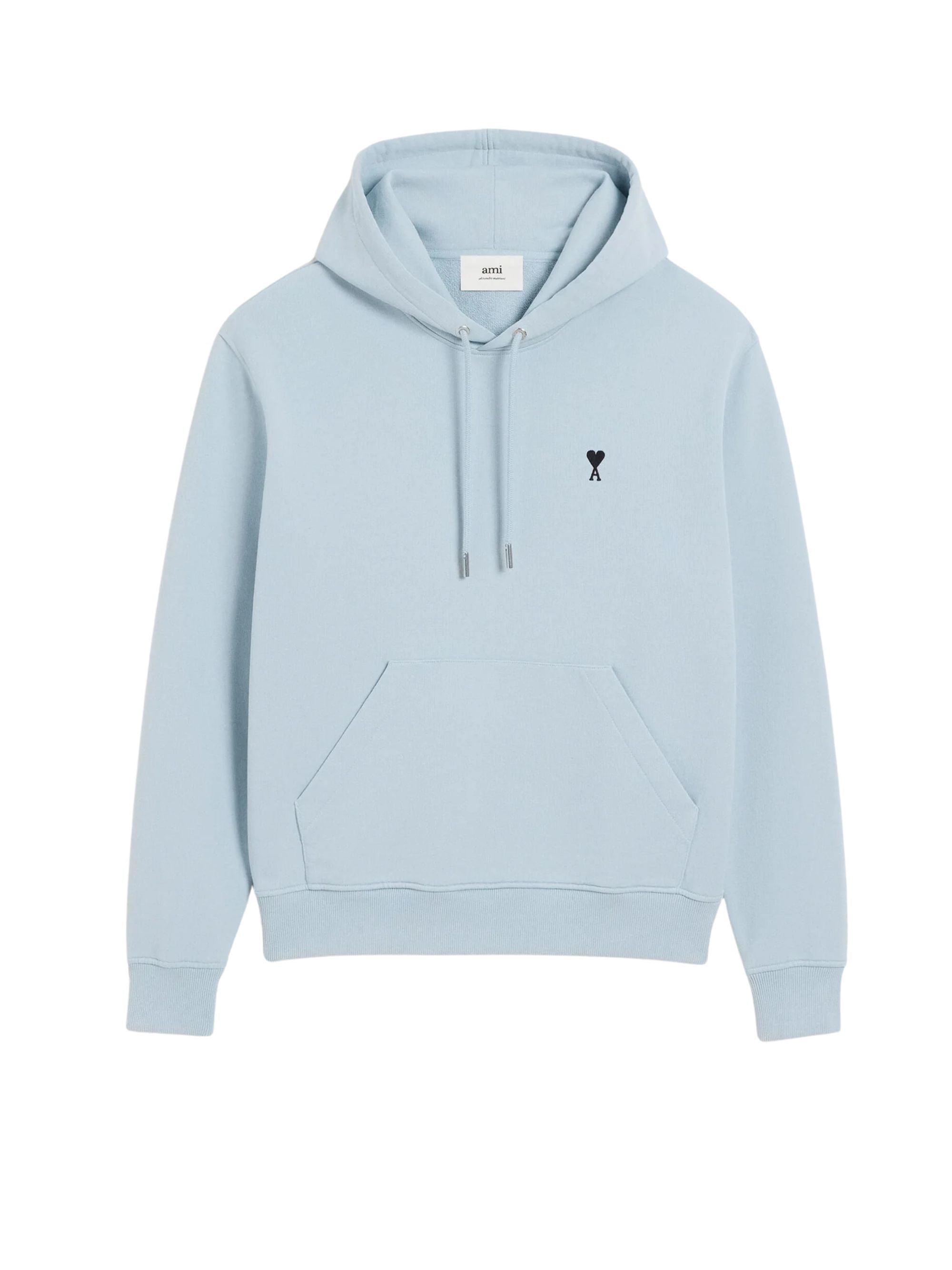 Ami Paris Sweaters Clear Blue Cotton