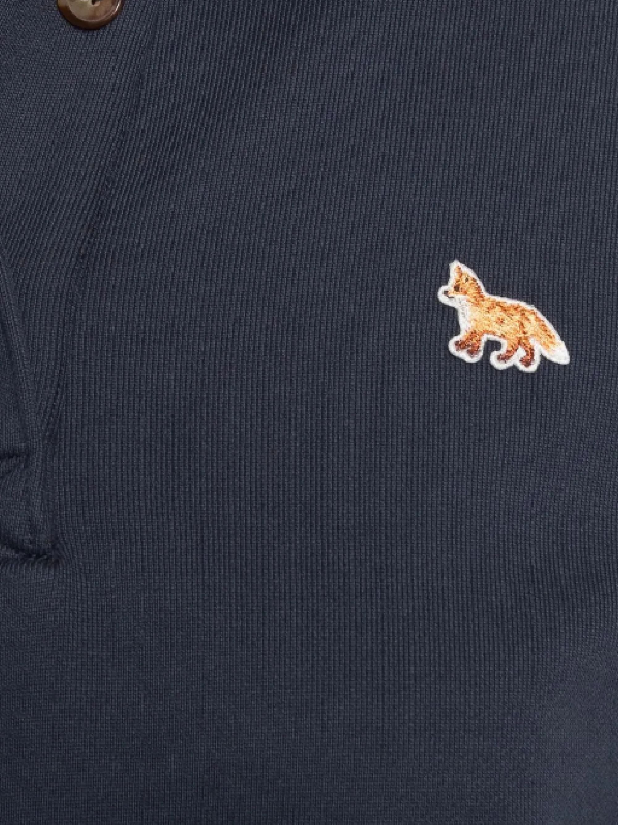 Maison Kitsune T-Shirts And Polos Blue Cotton