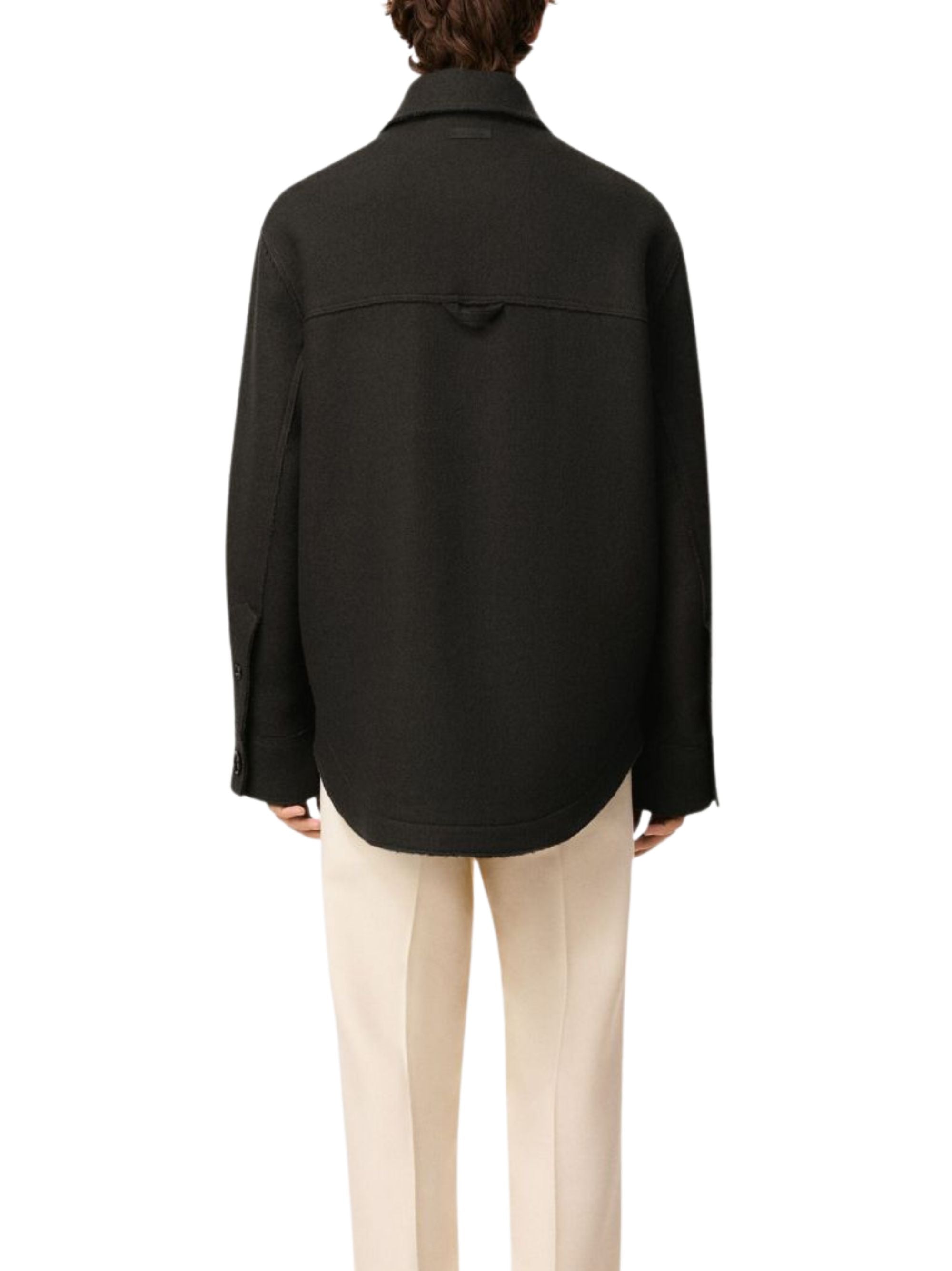 Ami Paris Shirts Grey Wool