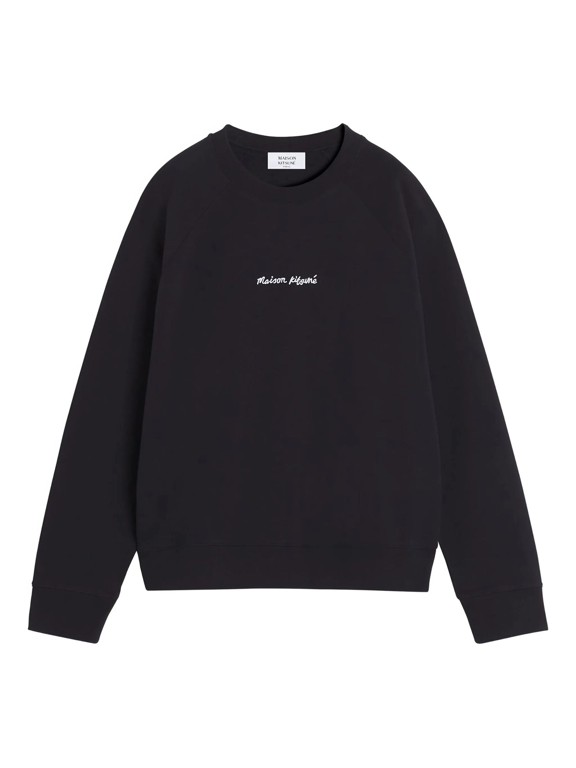 Maison Kitsune Sweaters Black Cotton