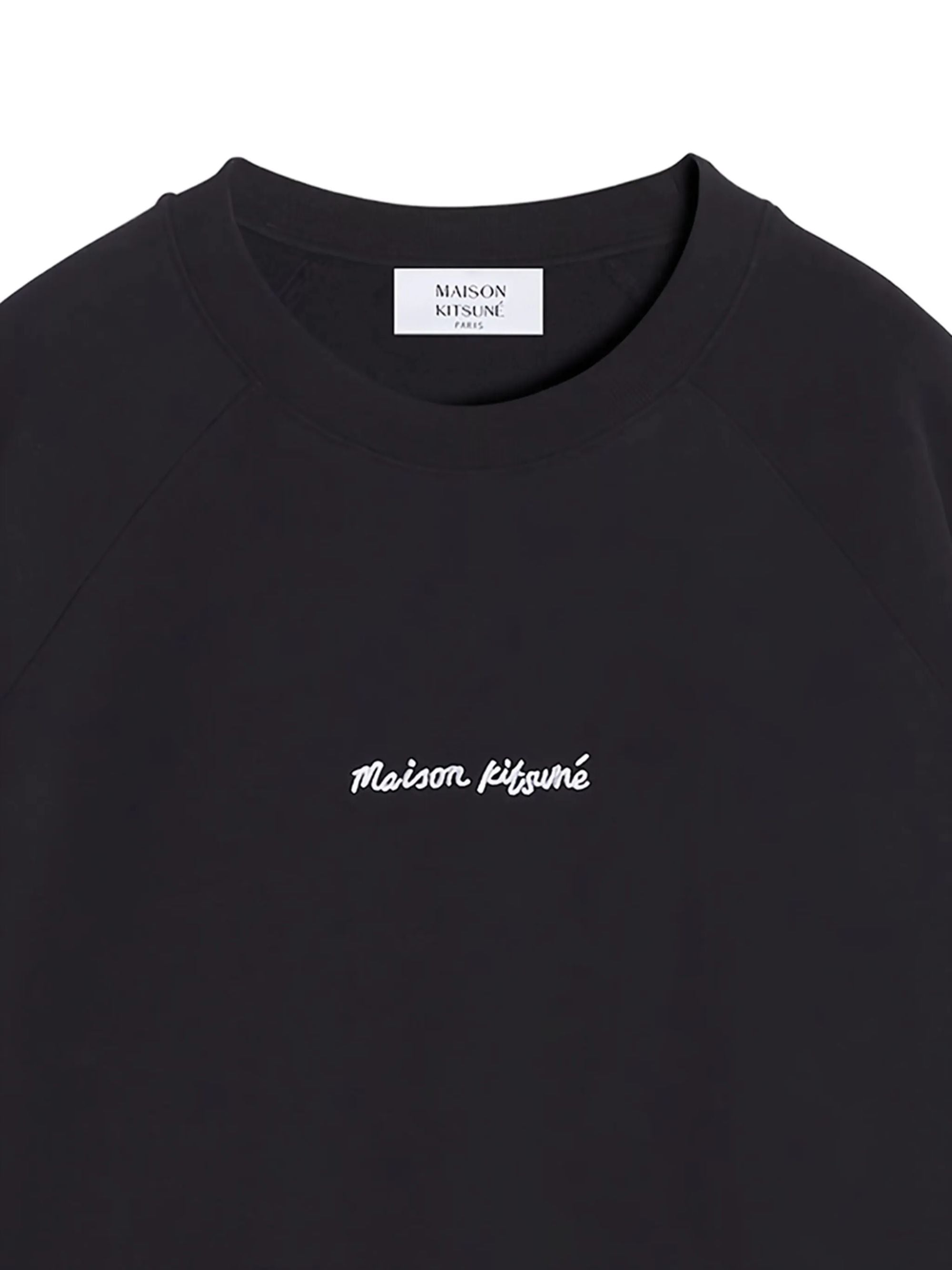 Maison Kitsune Sweaters Black Cotton