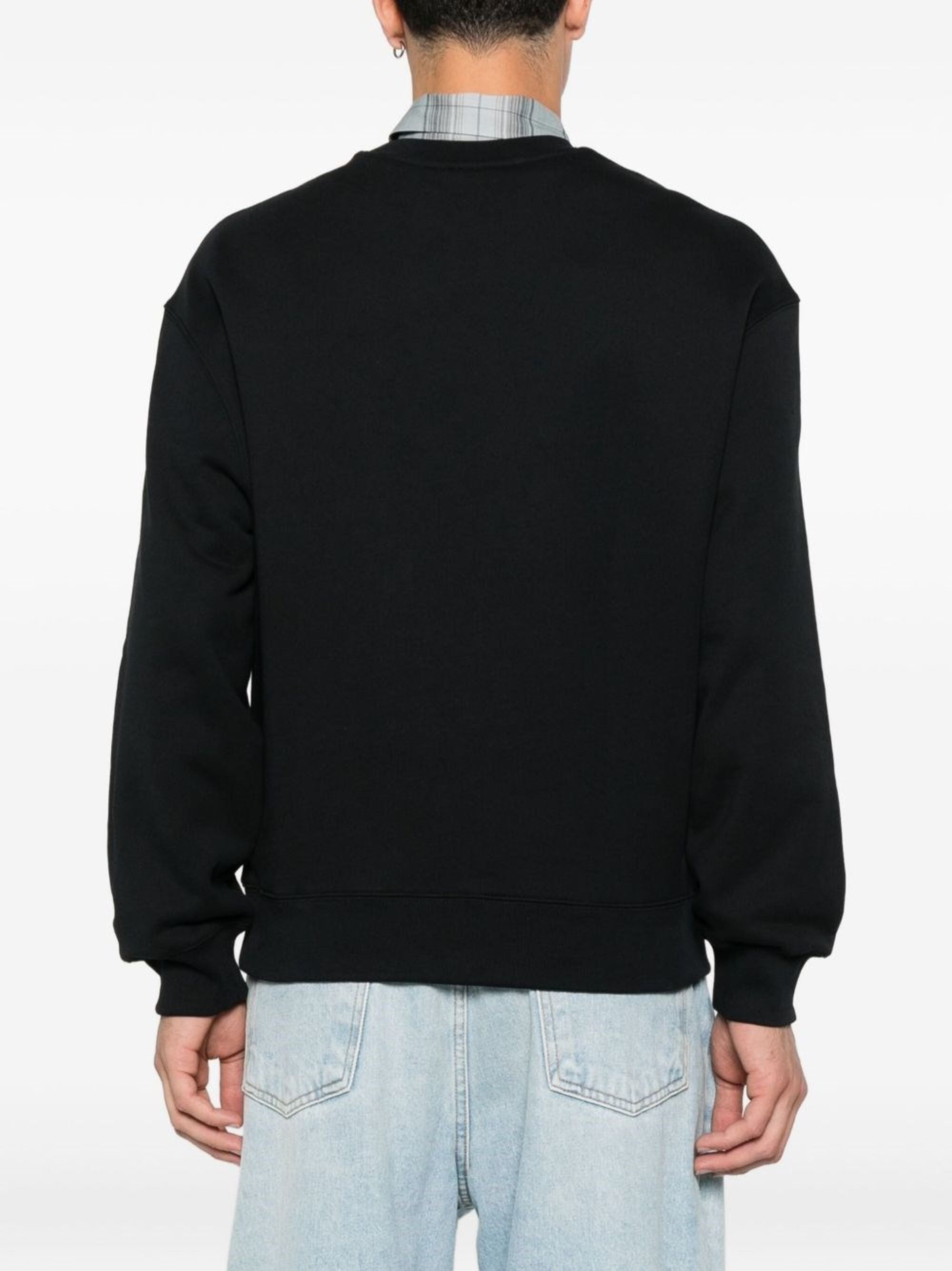 Maison Kitsune Sweaters Black Cotton