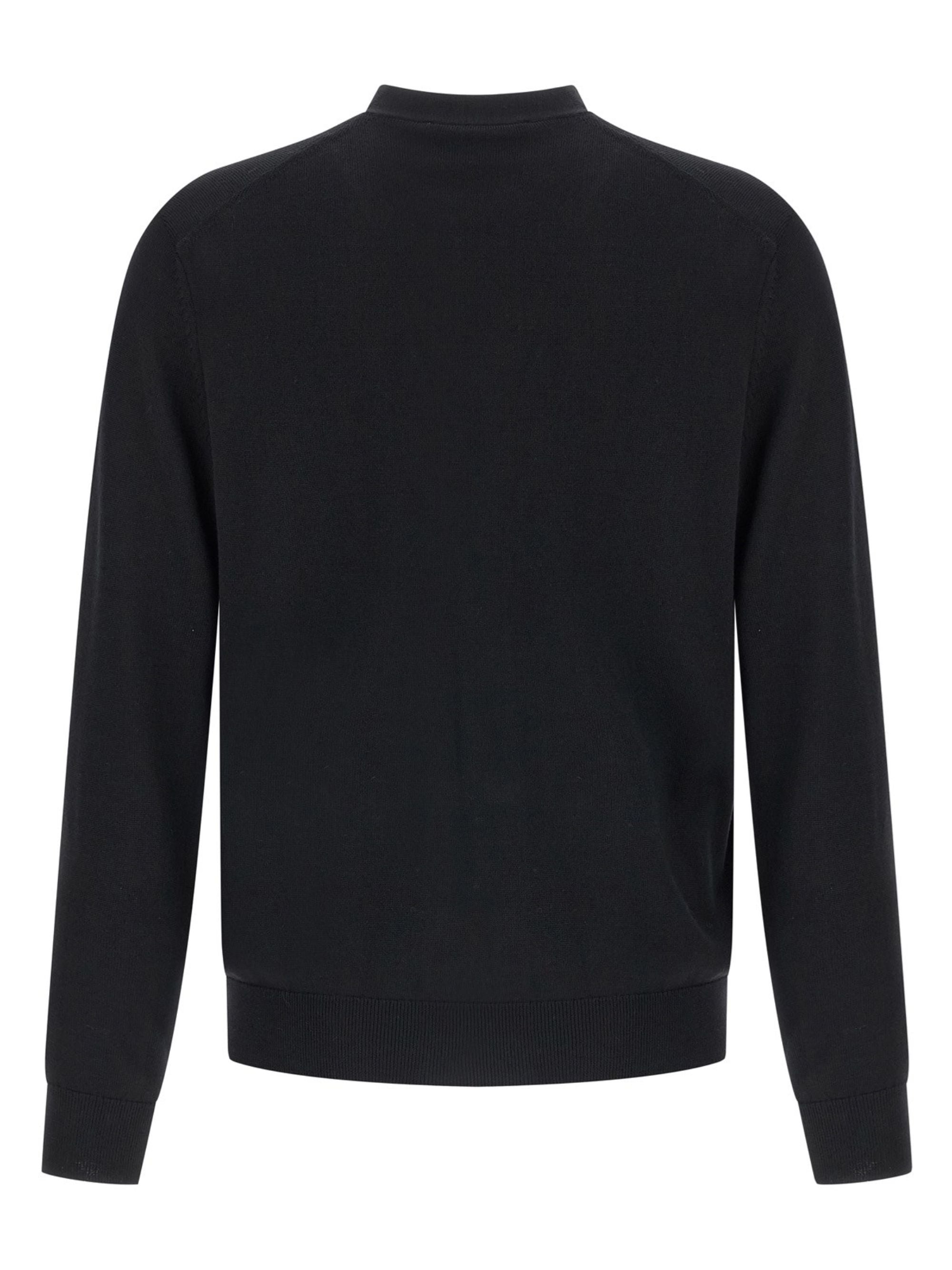Maison Kitsune Sweaters Black Wool