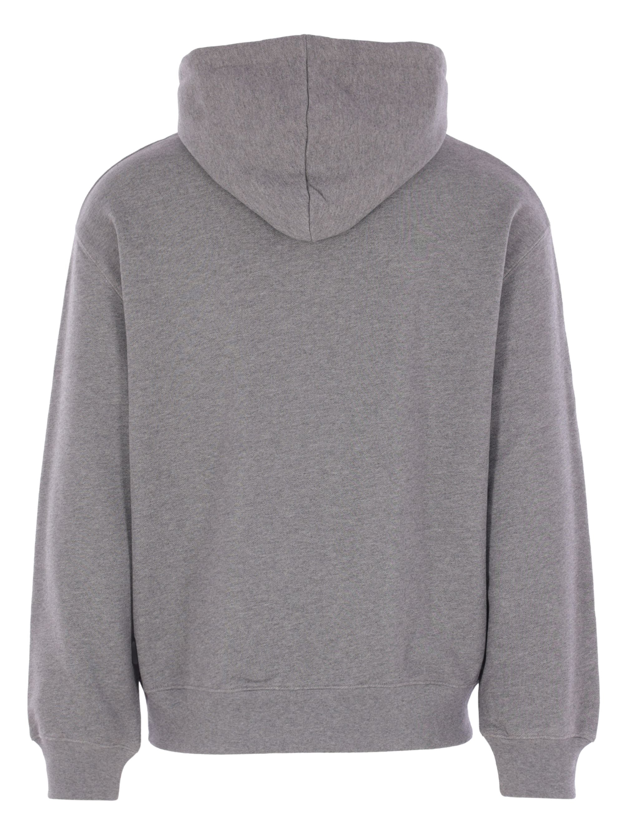 Maison Kitsune Sweaters Grey Cotton