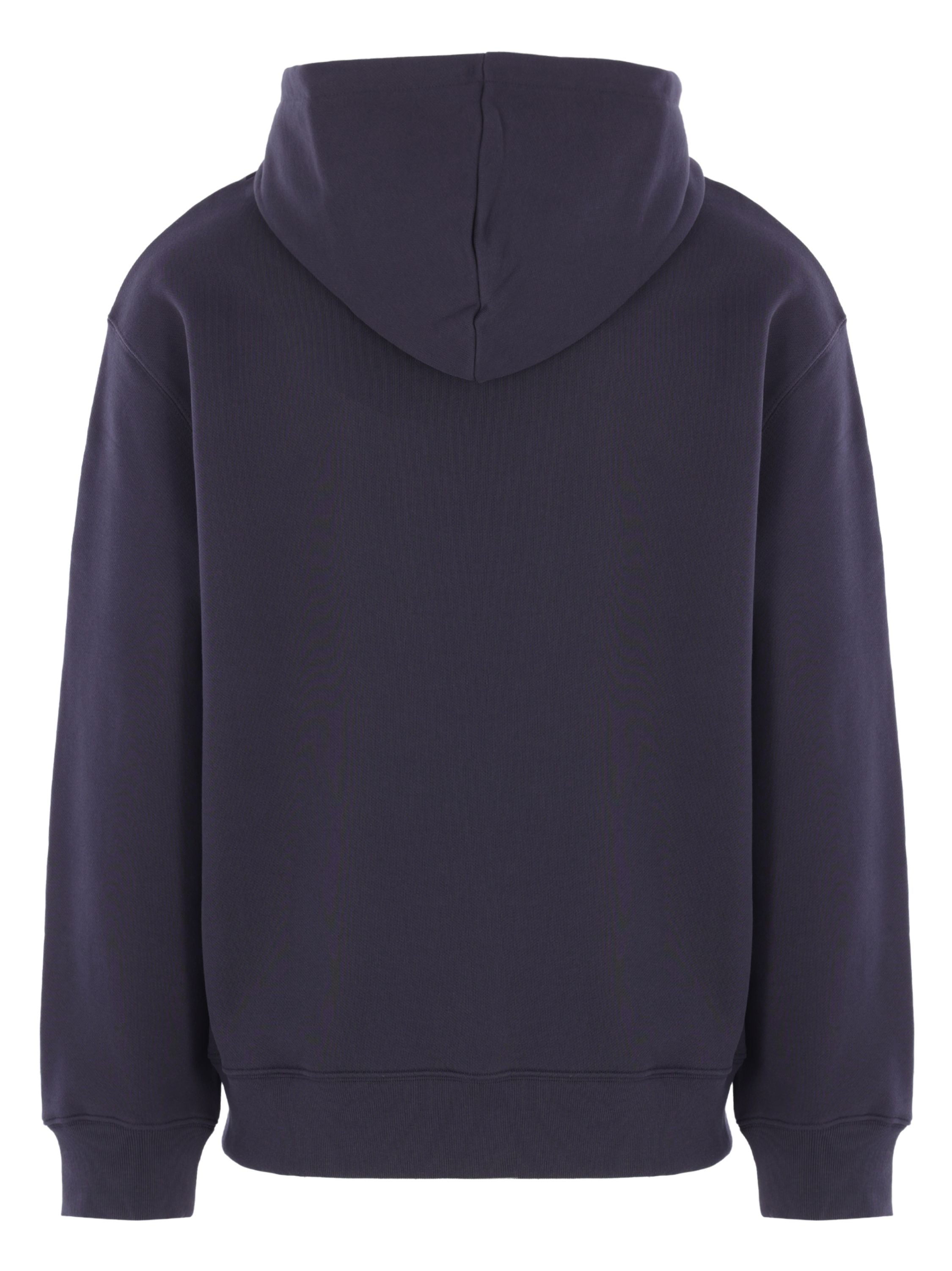 Maison Kitsune Sweaters Blue Cotton