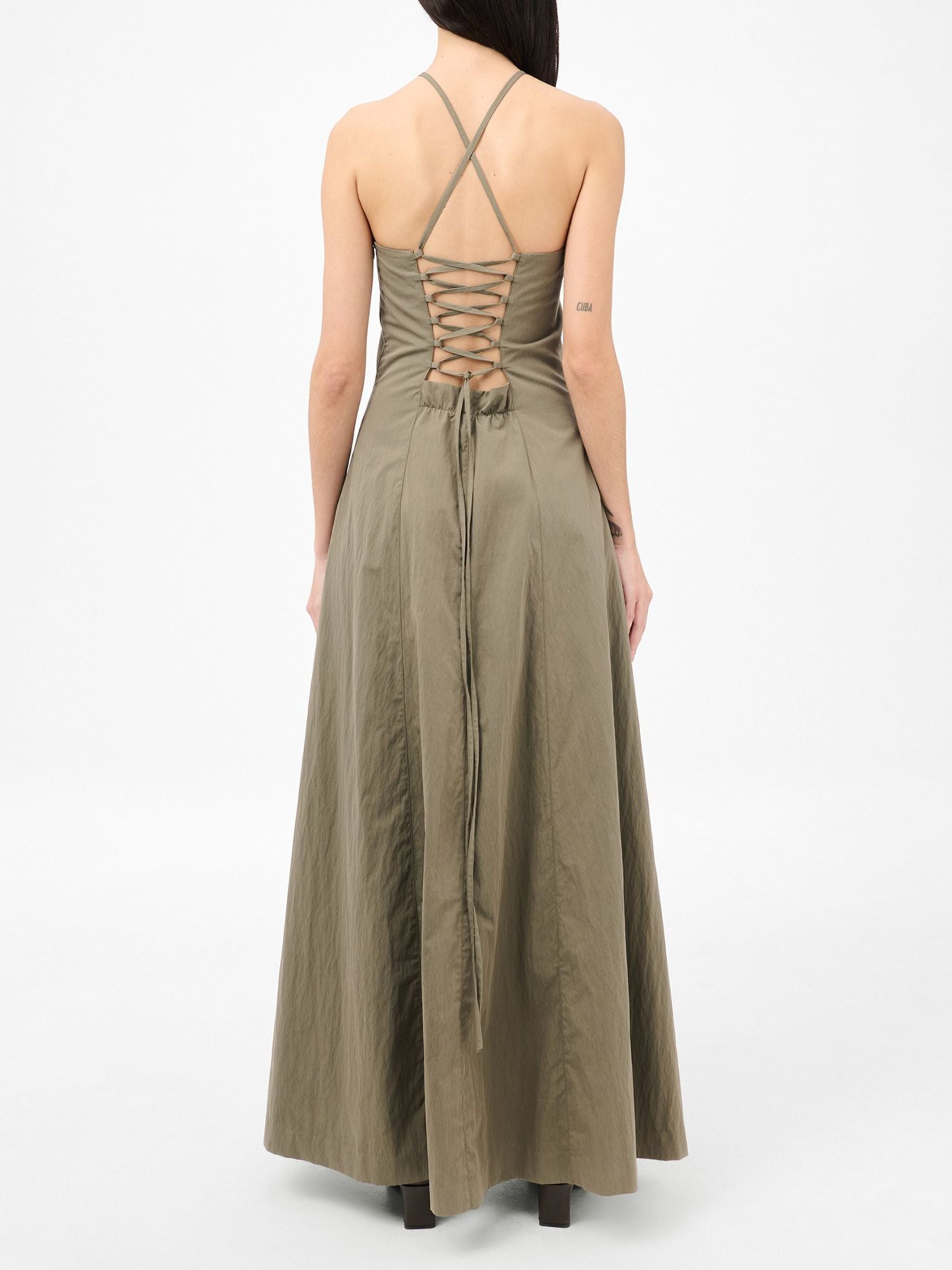Our Legacy Dresses Green Cotton Nylon