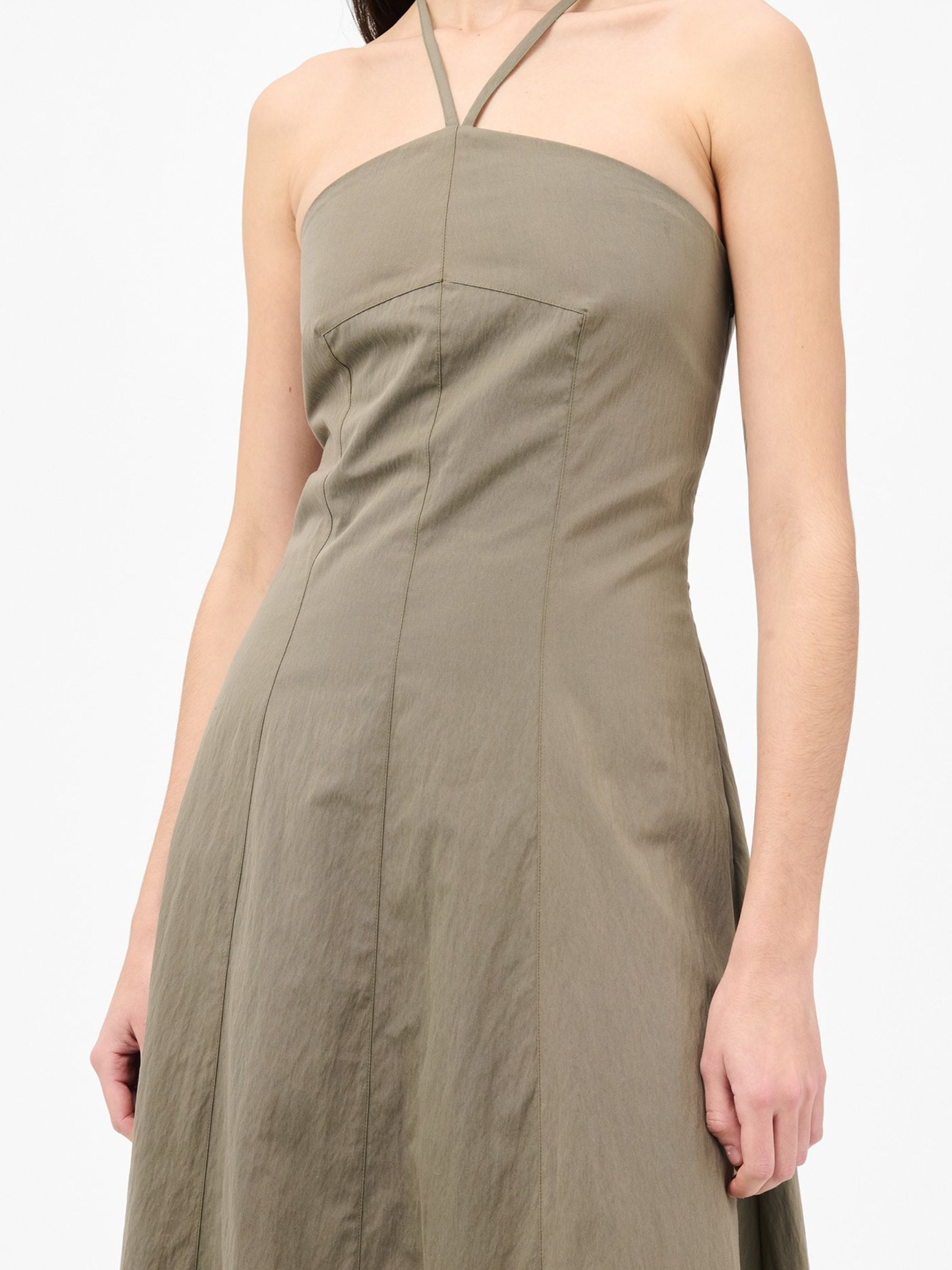 Our Legacy Dresses Green Cotton Nylon