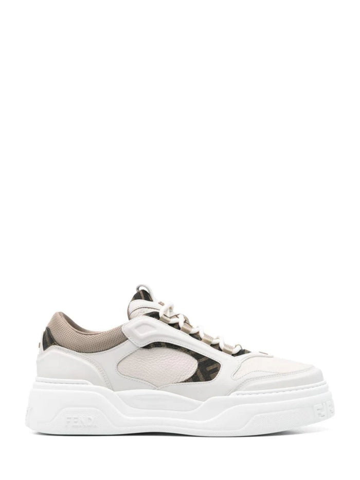 Fendi Sneakers White Calf Leather