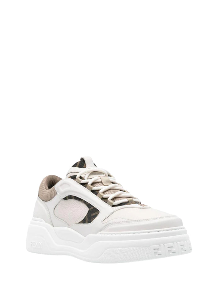 Fendi Sneakers White Calf Leather