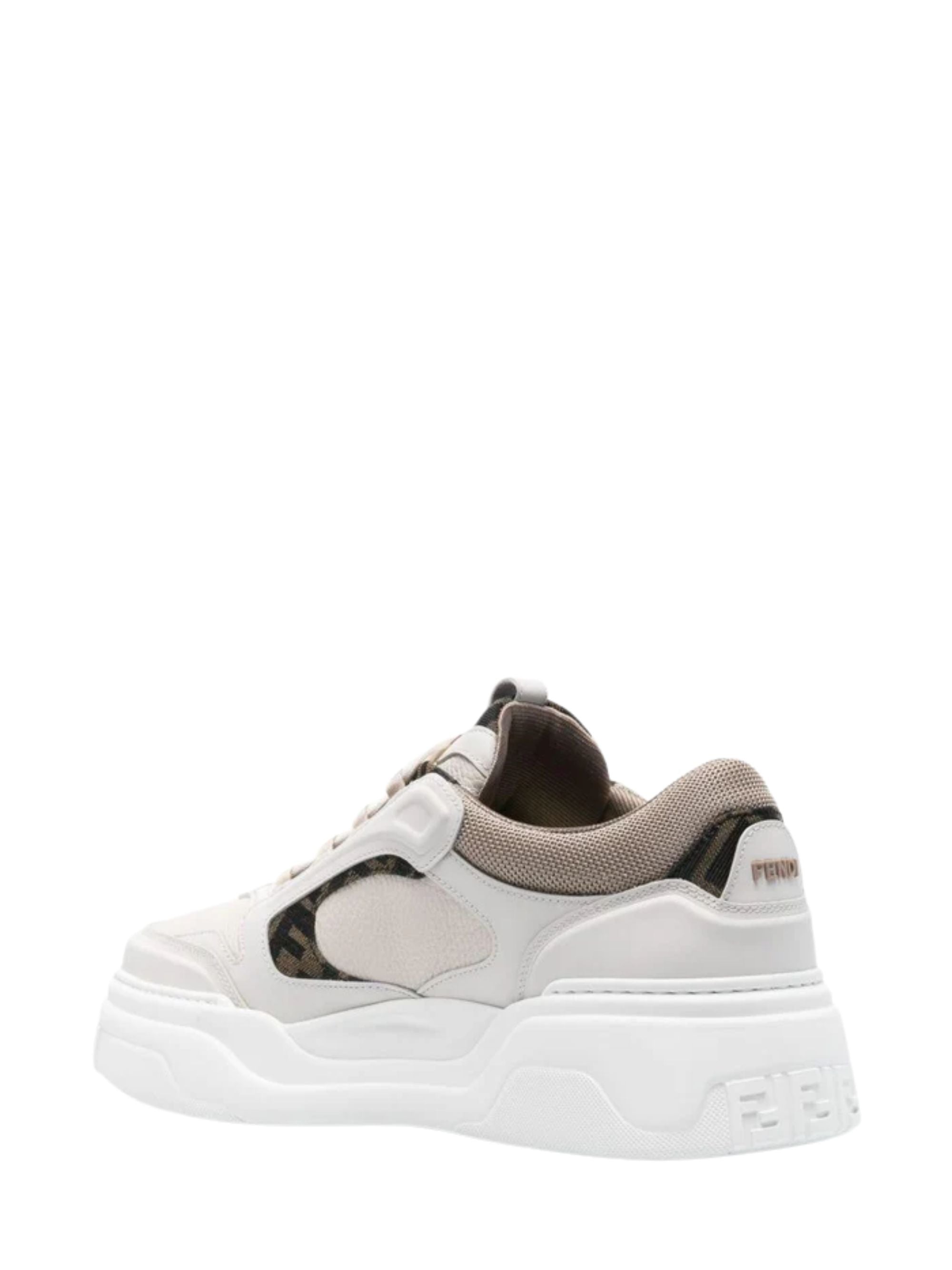 Fendi Sneakers White Calf Leather