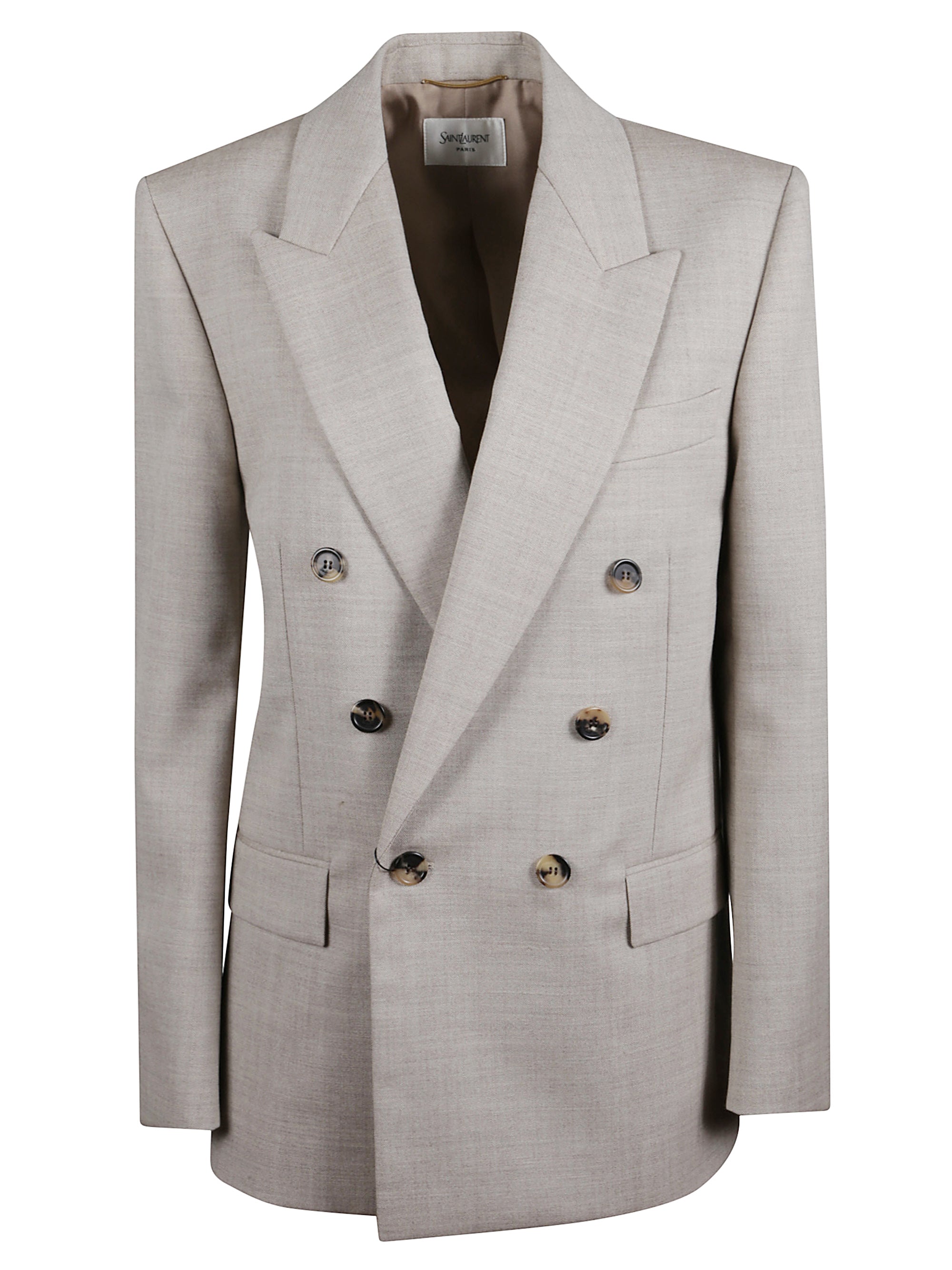 Saint Laurent Jackets Grey Wool