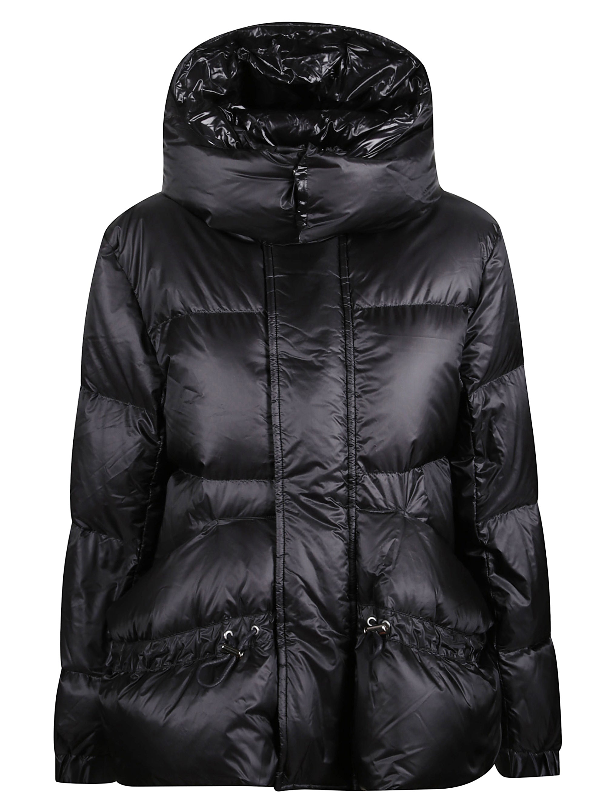 Sacai Coats Black Nylon