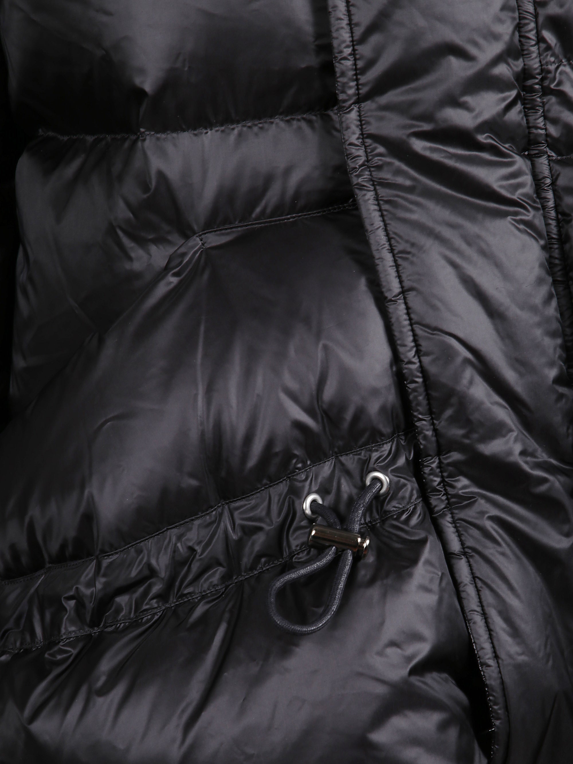 Sacai Coats Black Nylon