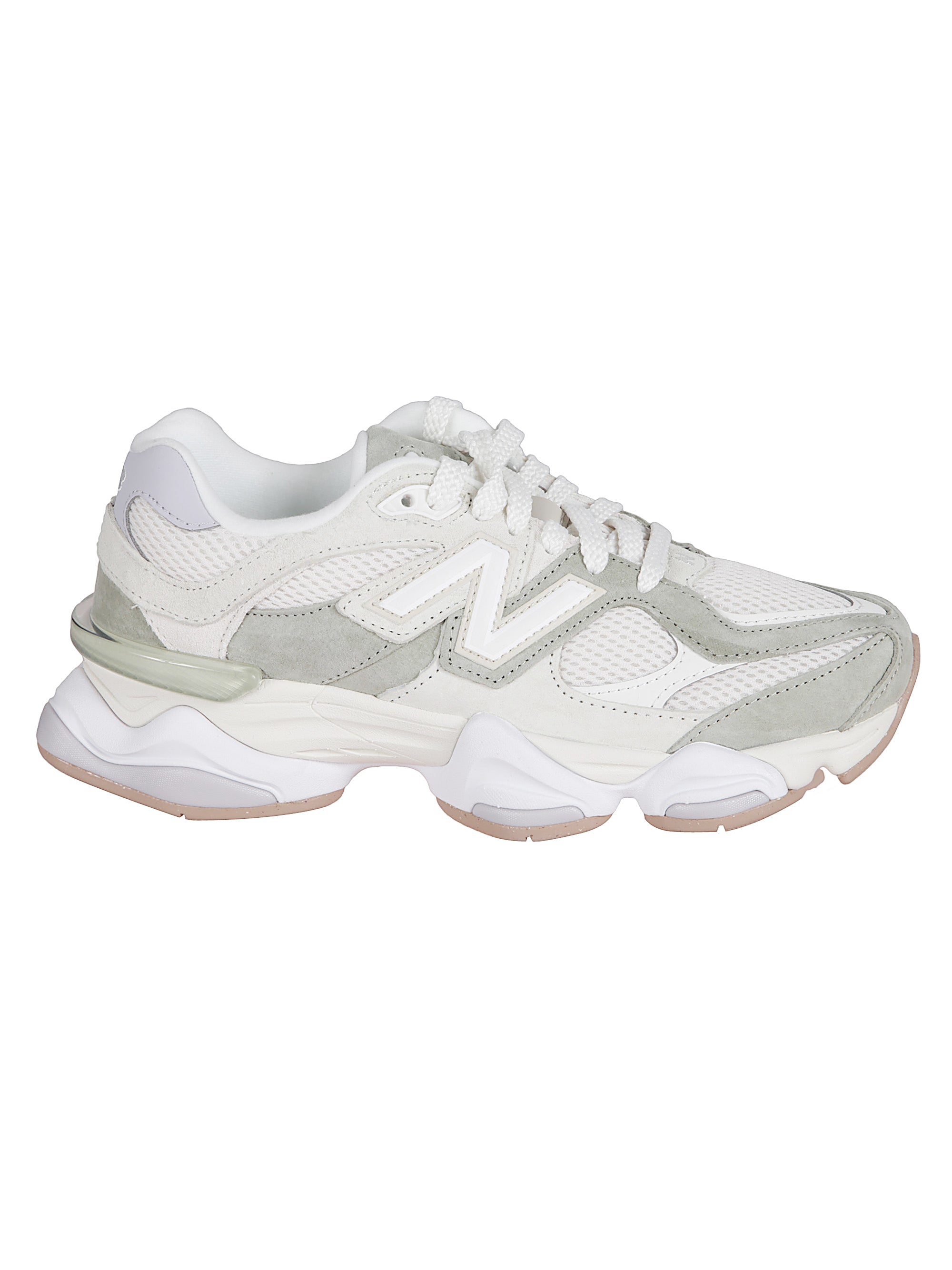 New Balance Sneakers Green Suede Mesh