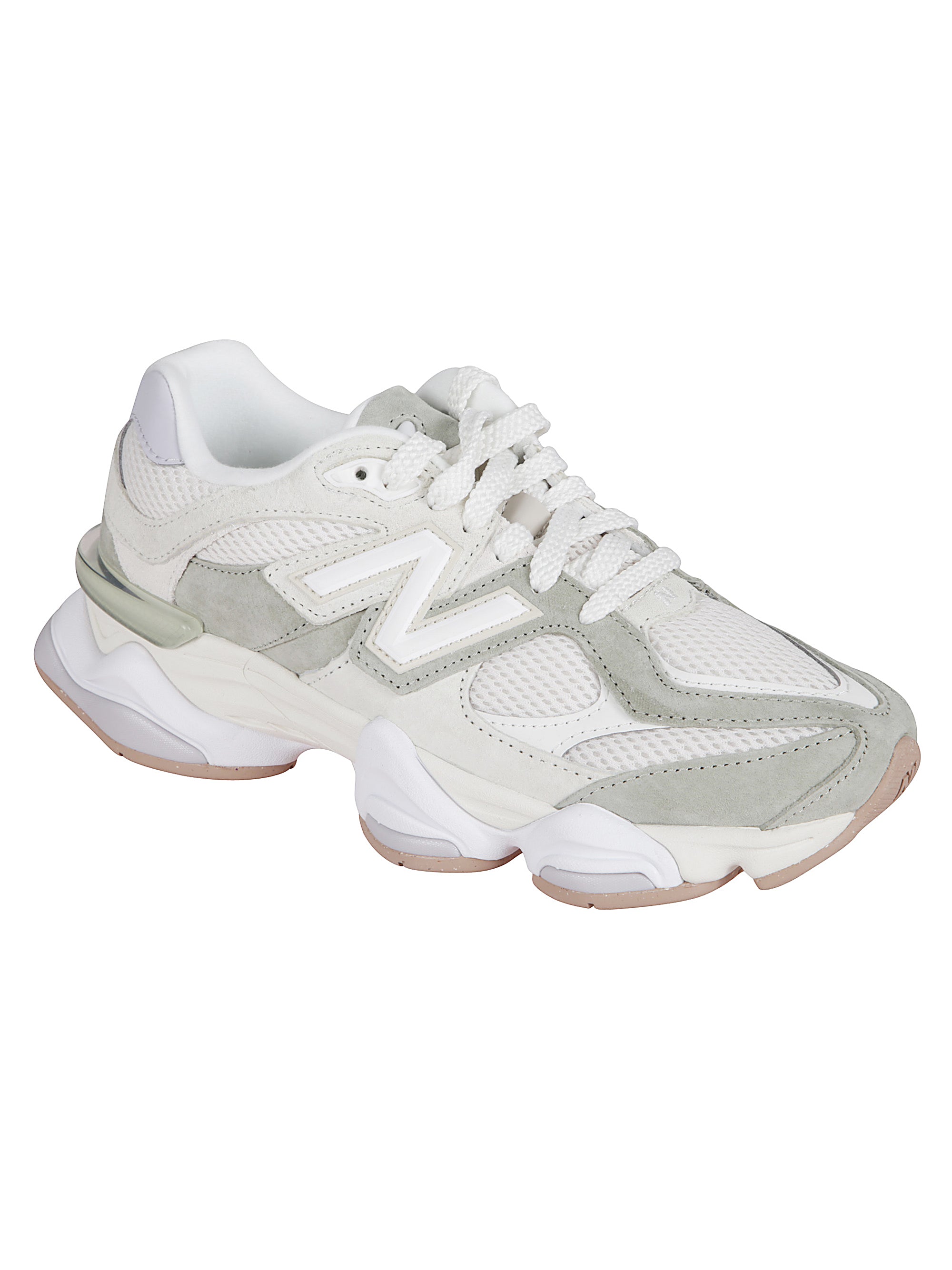 New Balance Sneakers Green Suede Mesh