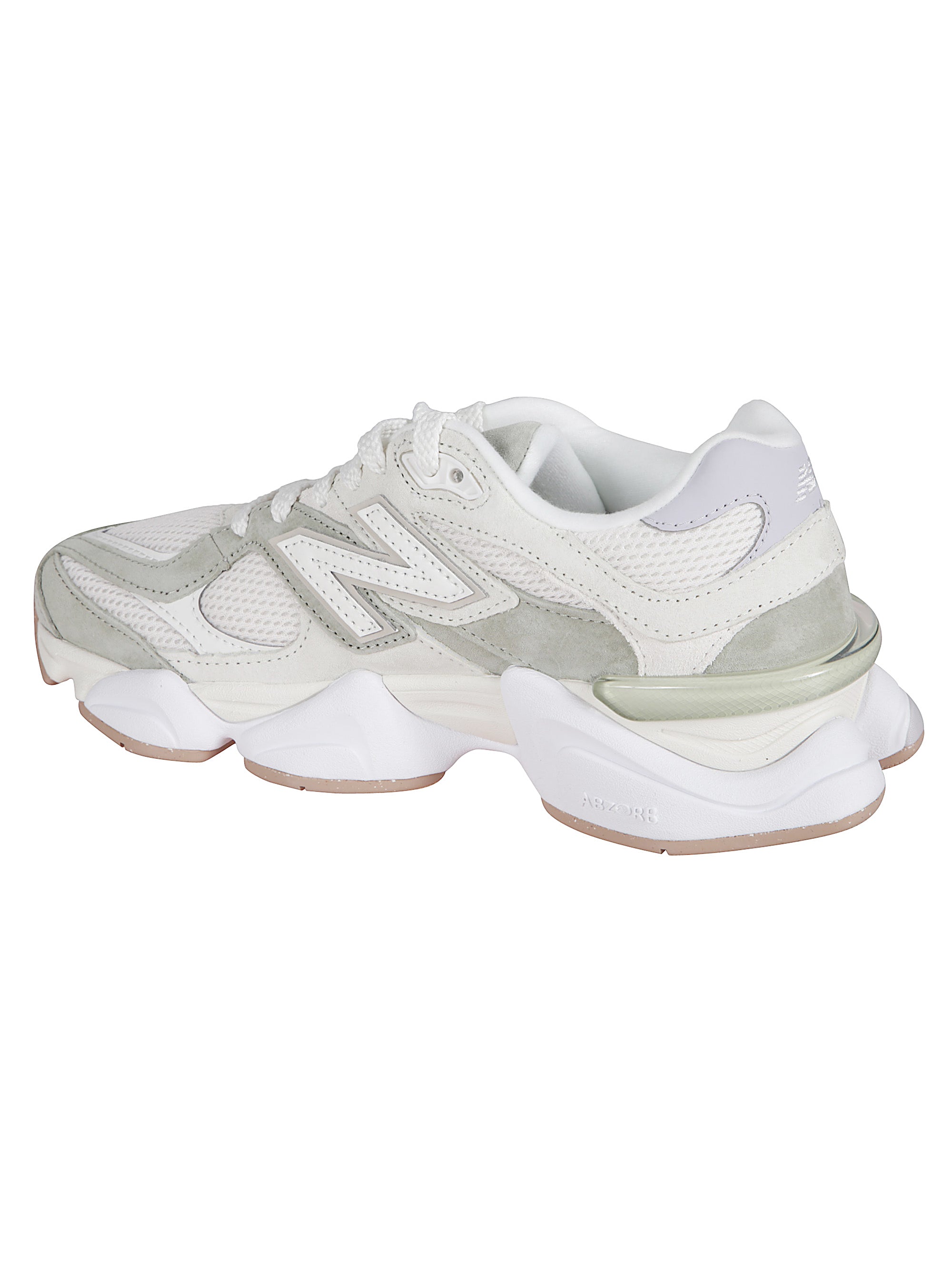 New Balance Sneakers Green Suede Mesh