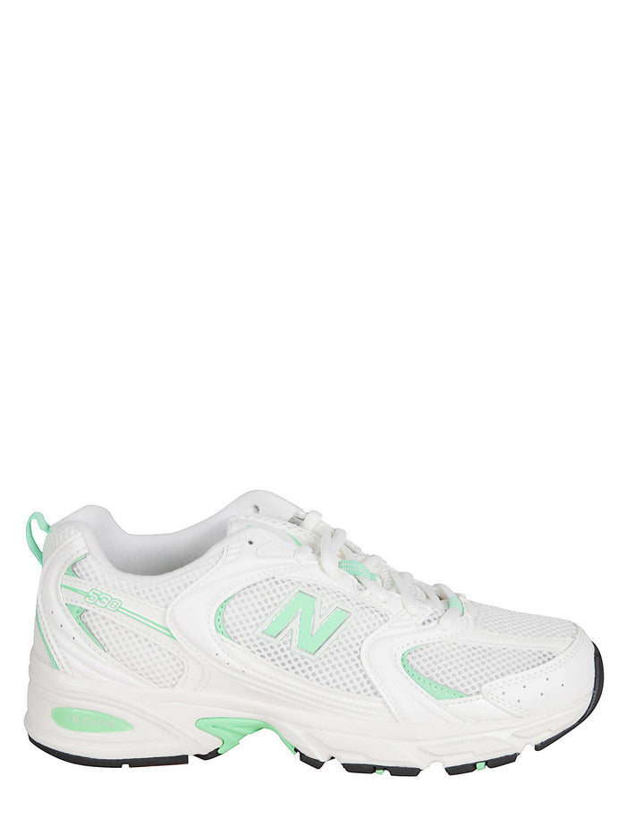 New Balance Sneakers Green Synthetic Mesh