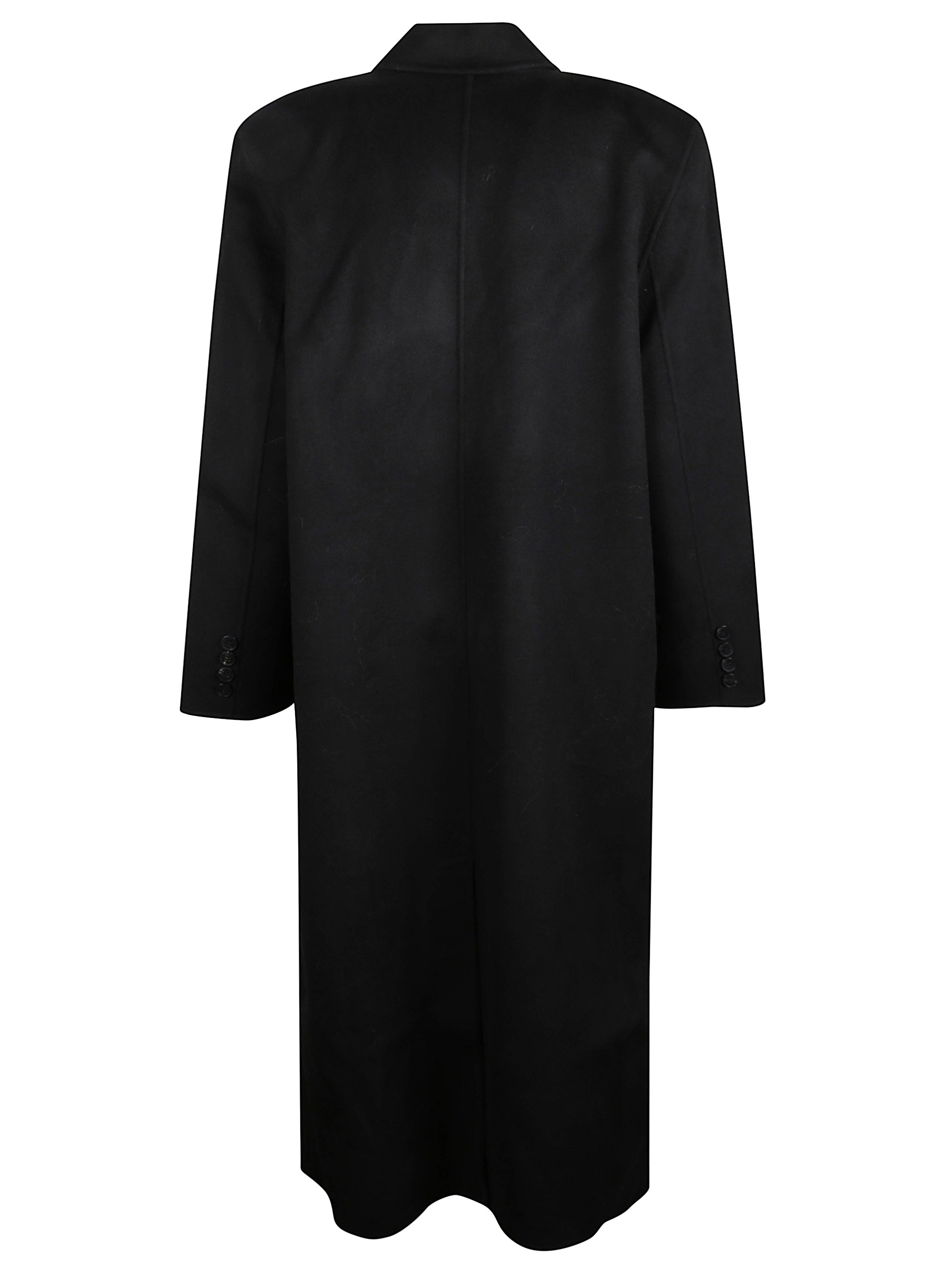 The Frankie Shop Coats Black Wool Polyamide