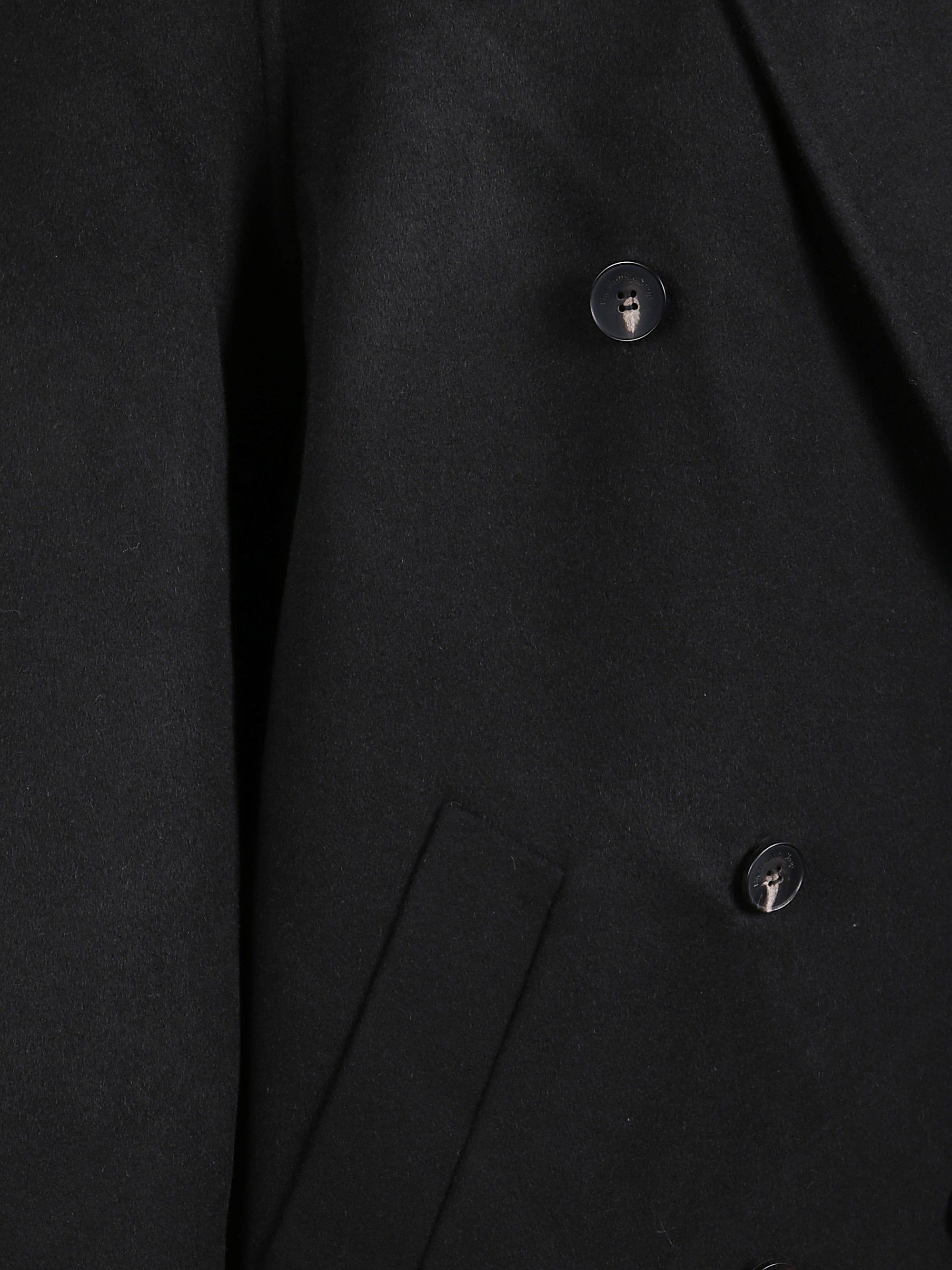 The Frankie Shop Coats Black Wool Polyamide