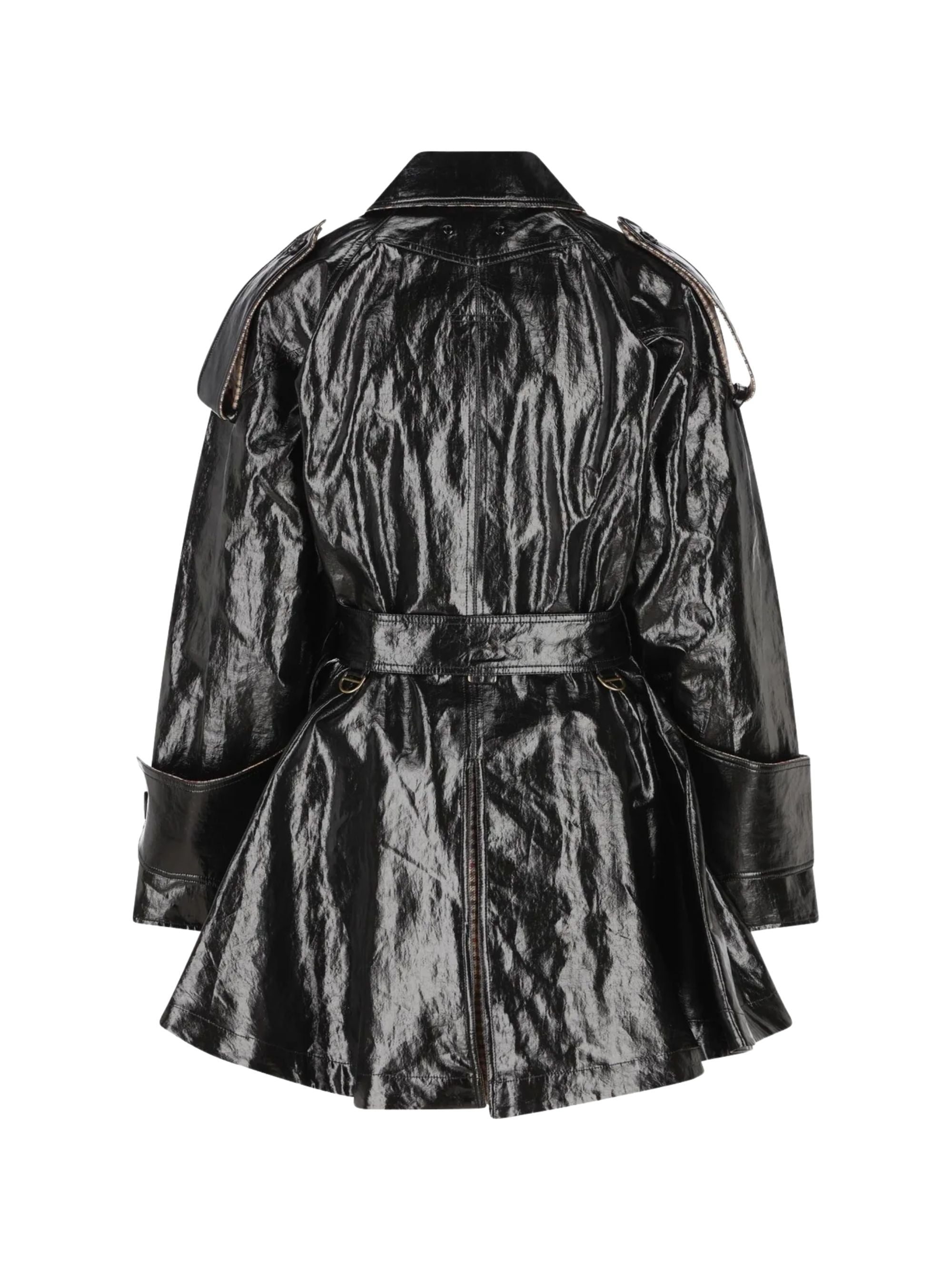 Chloè Coats Black Cotton