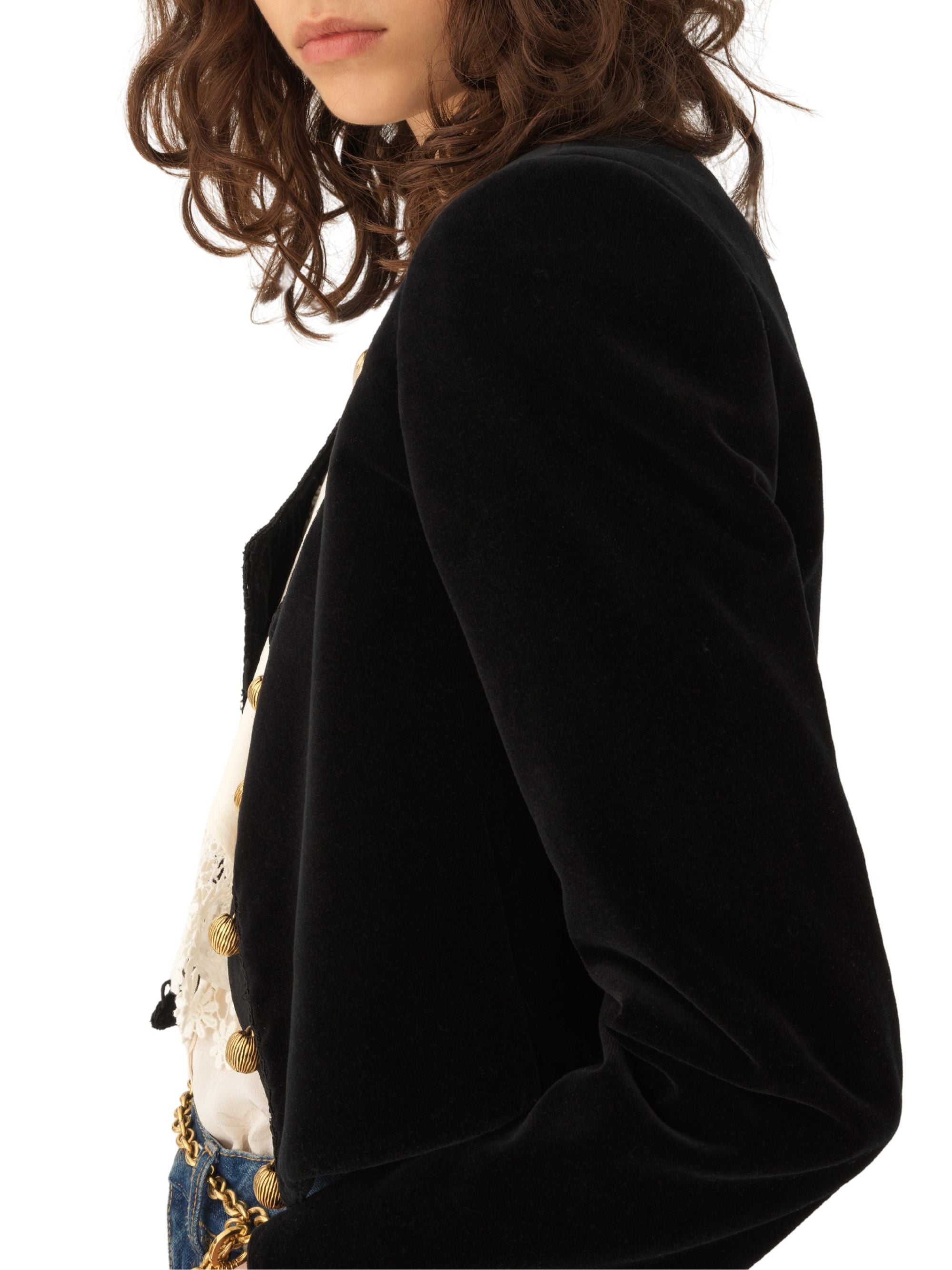 Chloè Jackets Black Cotton
