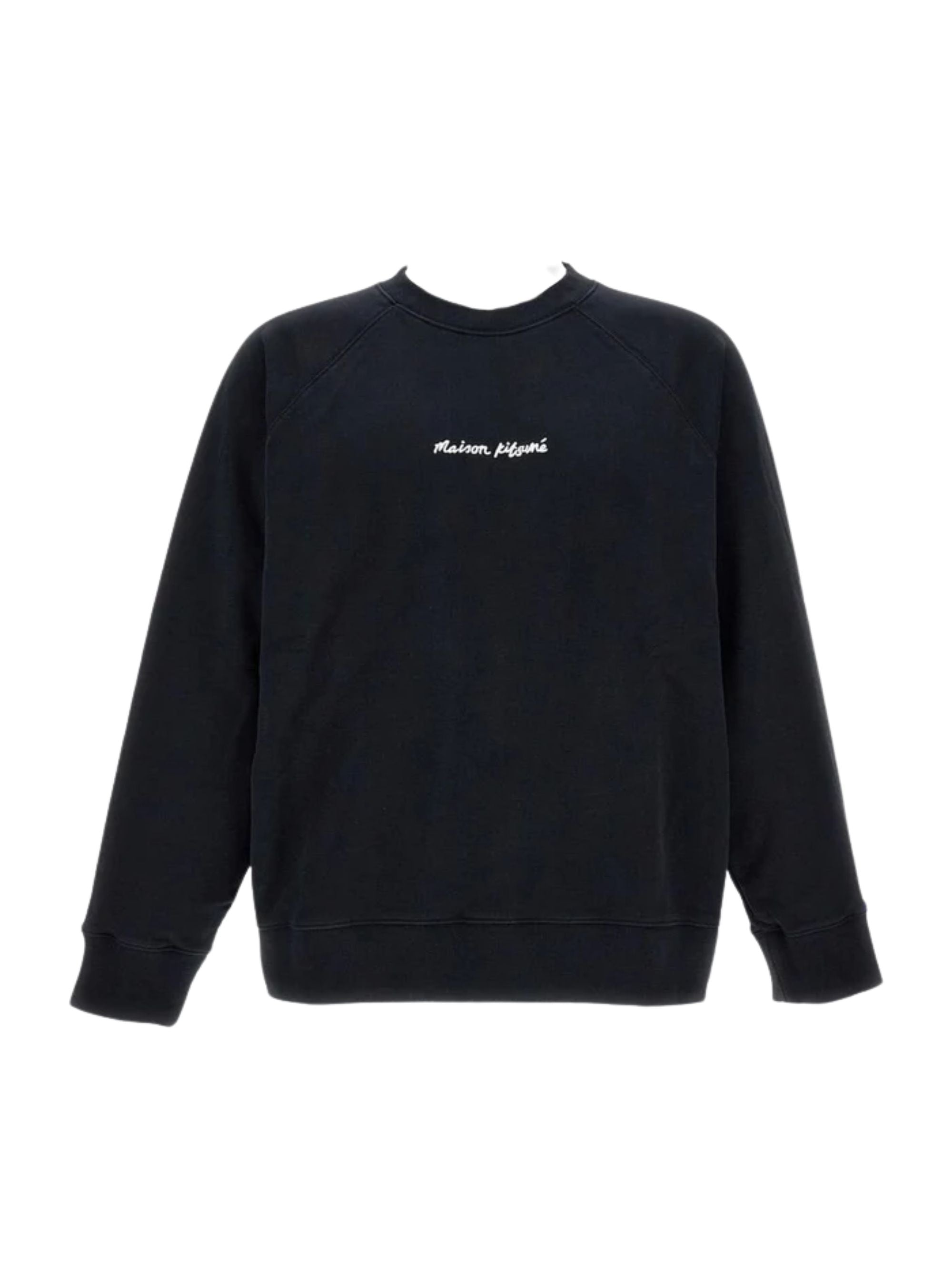 Maison Kitsune Sweaters Black Cotton