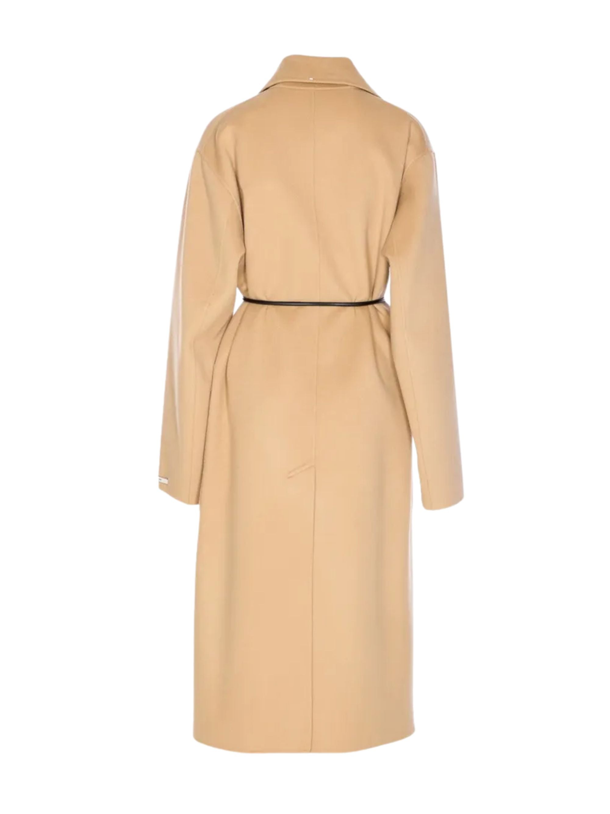 SportMax Coats Brown Virgin Wool