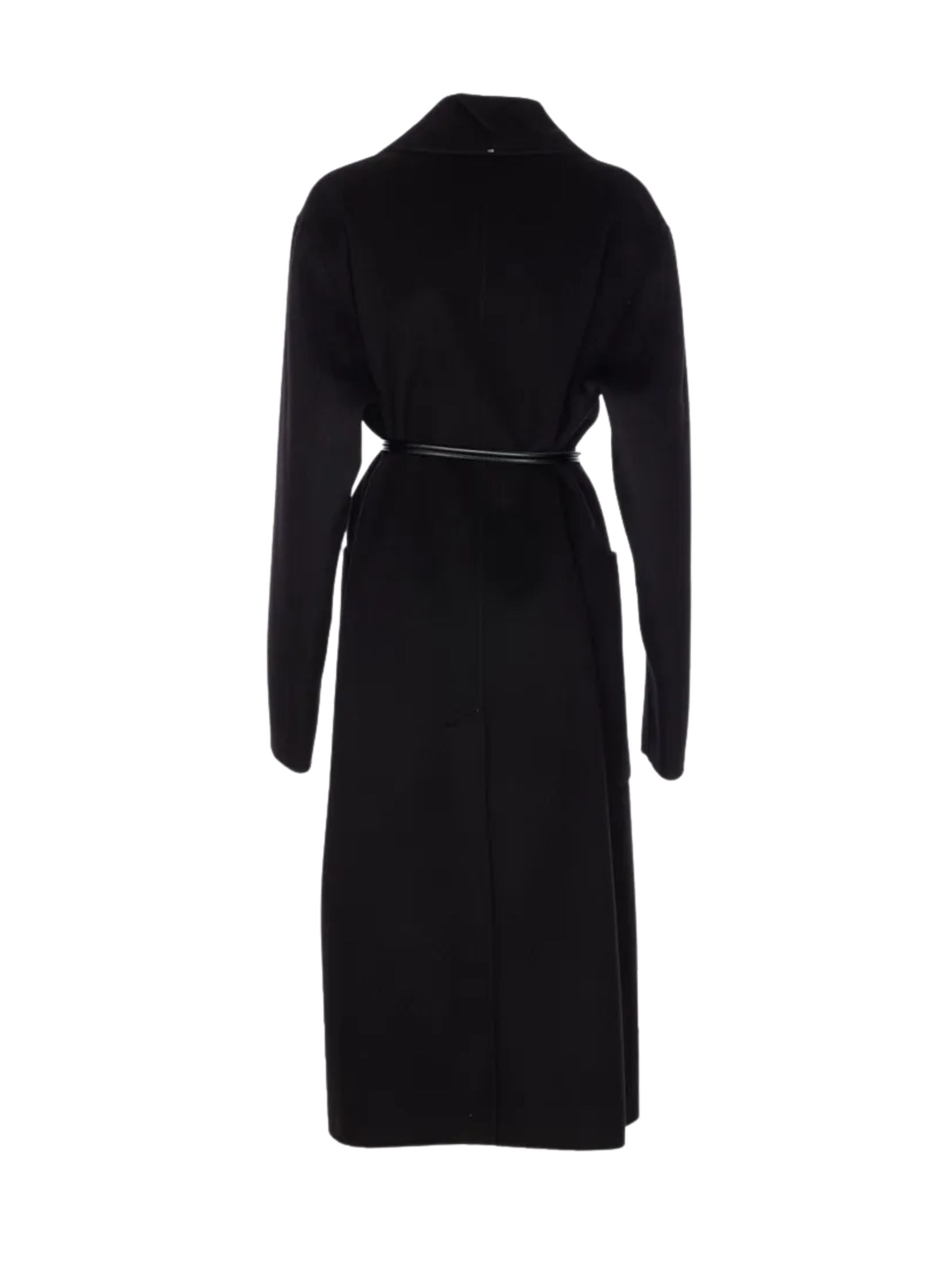 Sportmax Coats Black Virgin Wool