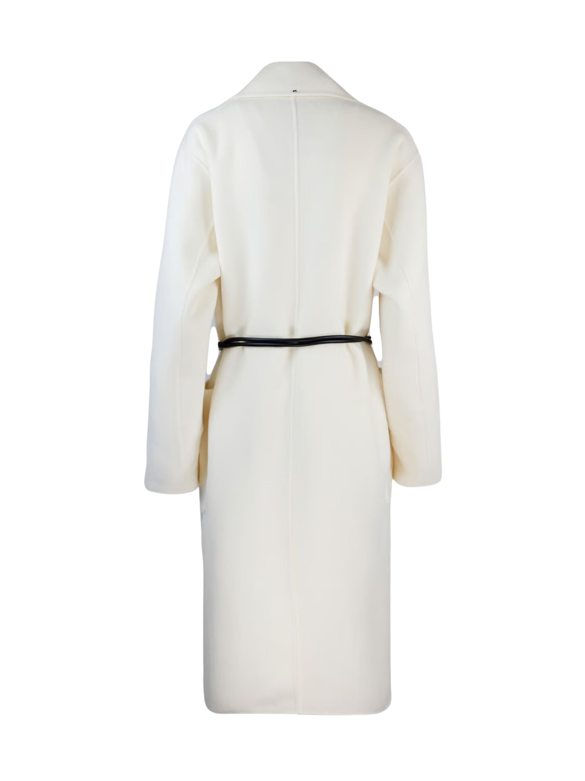 Sportmax Coats White Virgin Wool