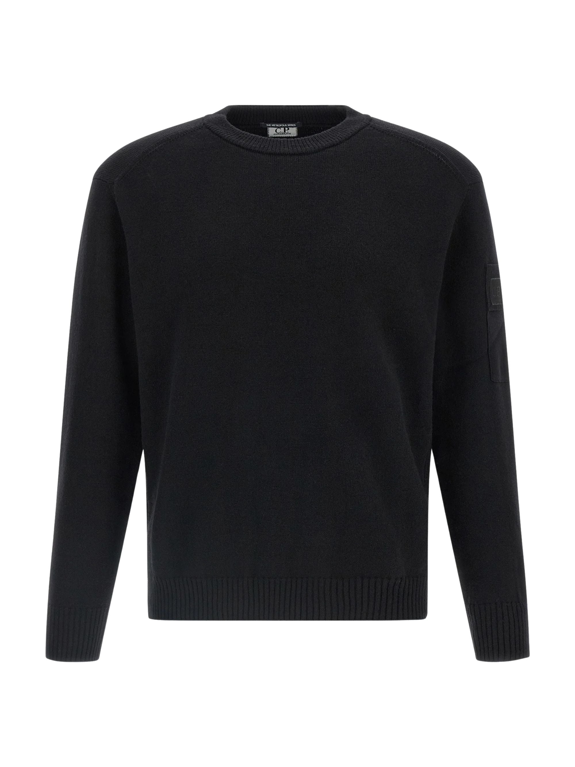 C.p. Company Sweaters Black Pa Wo Pl