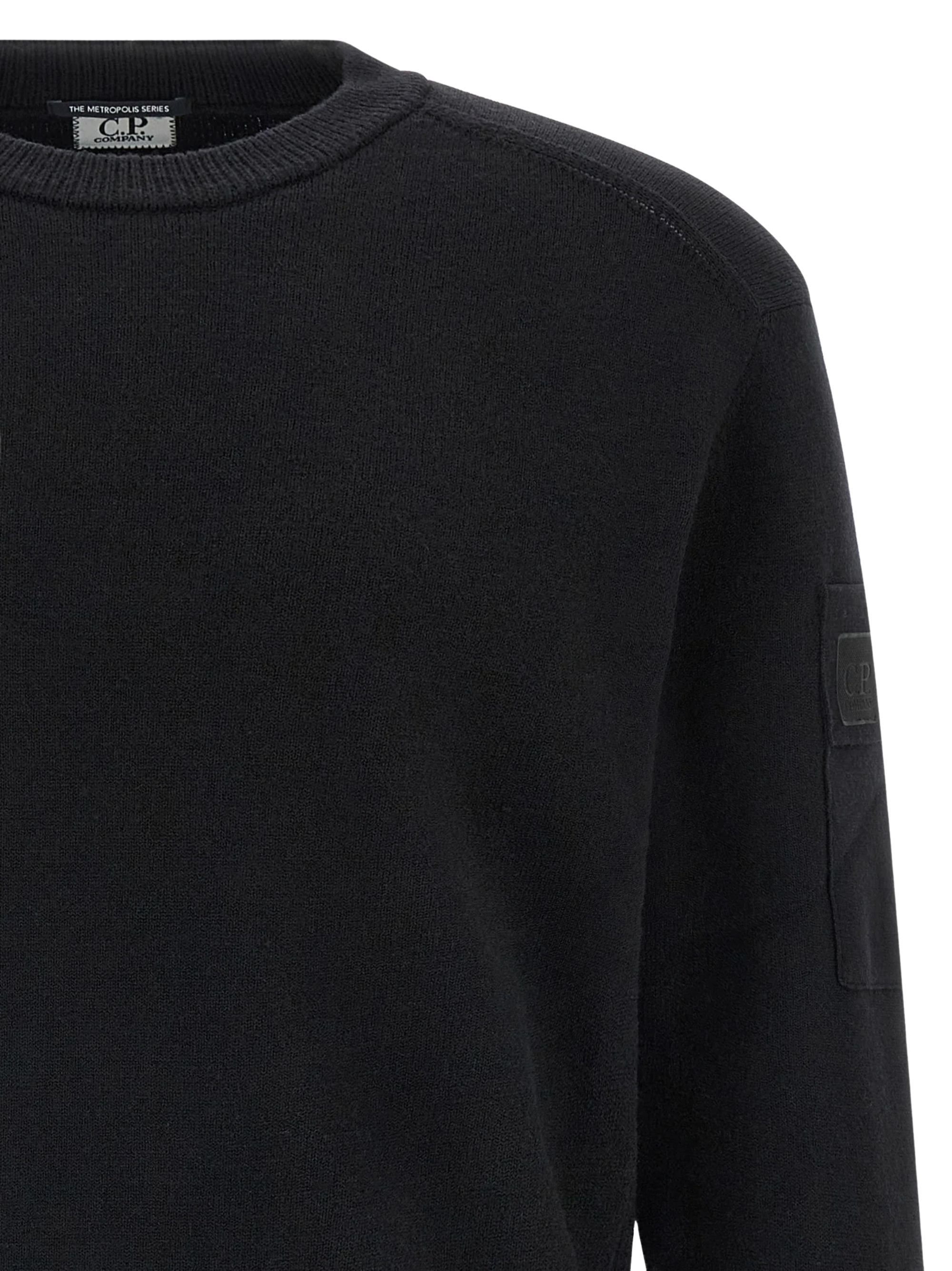 C.p. Company Sweaters Black Pa Wo Pl