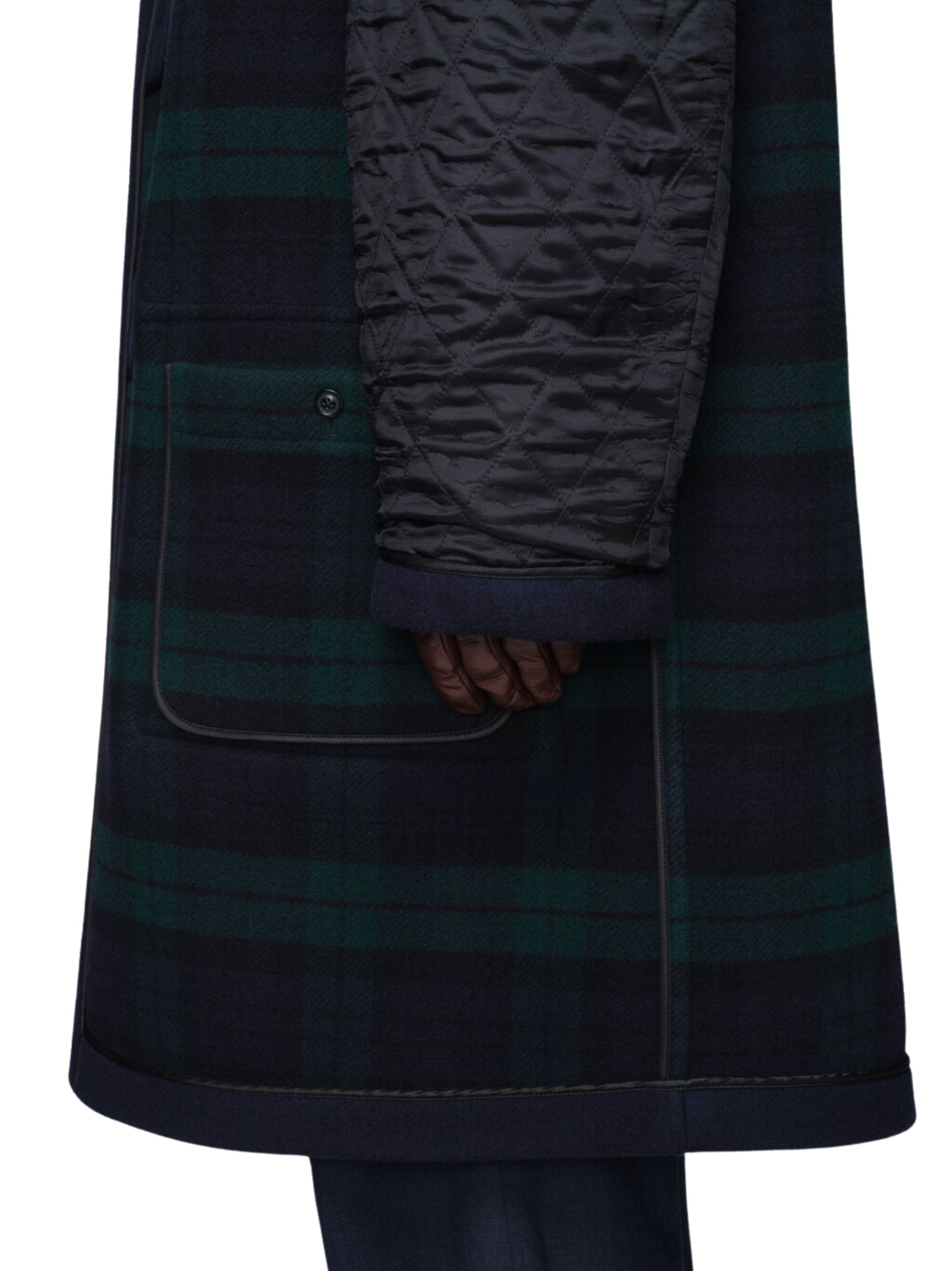 Maison Margiela Coats Blu Wool