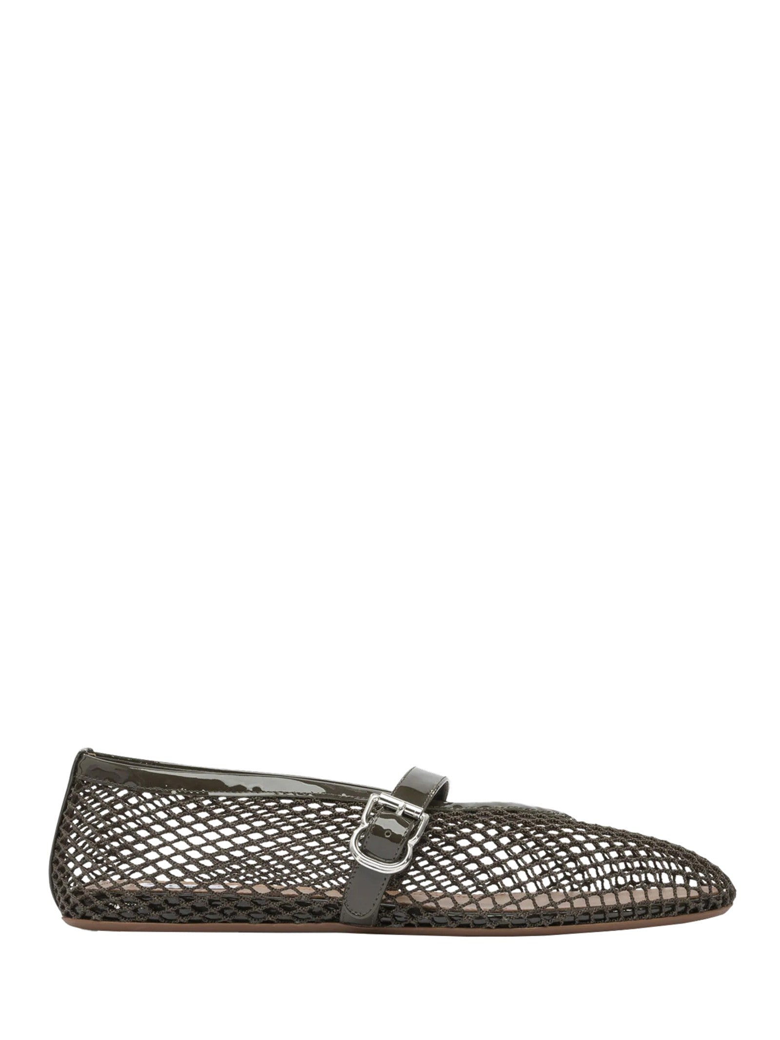 Alaia Flat Shoes Kaki