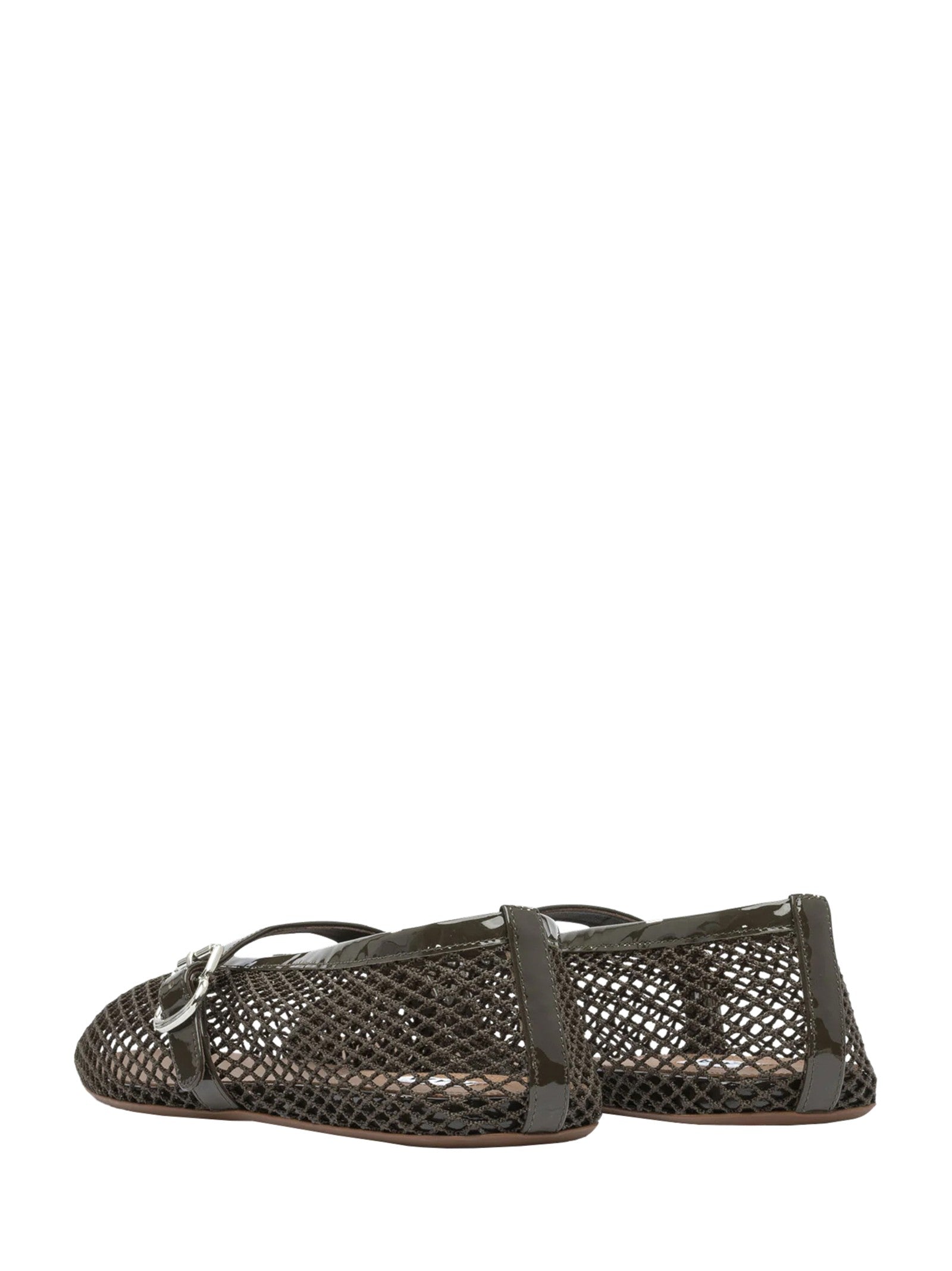 Alaia Flat Shoes Kaki