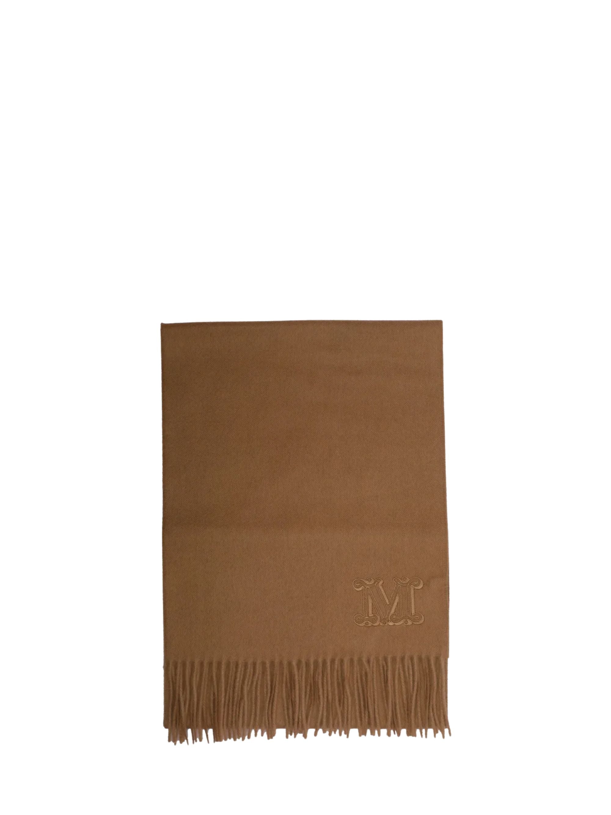 Max Mara Scarfs Beige Cashmere